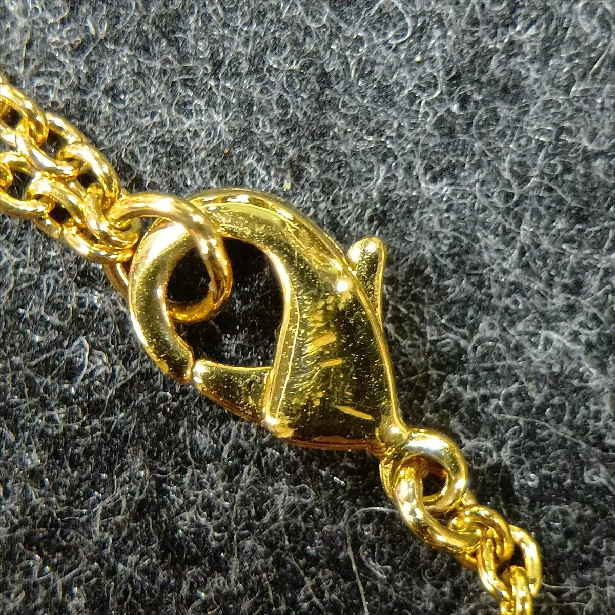 F is Fendi Necklace, GP x Faux Pearl, Gold. Shows signs of wear, — view 8