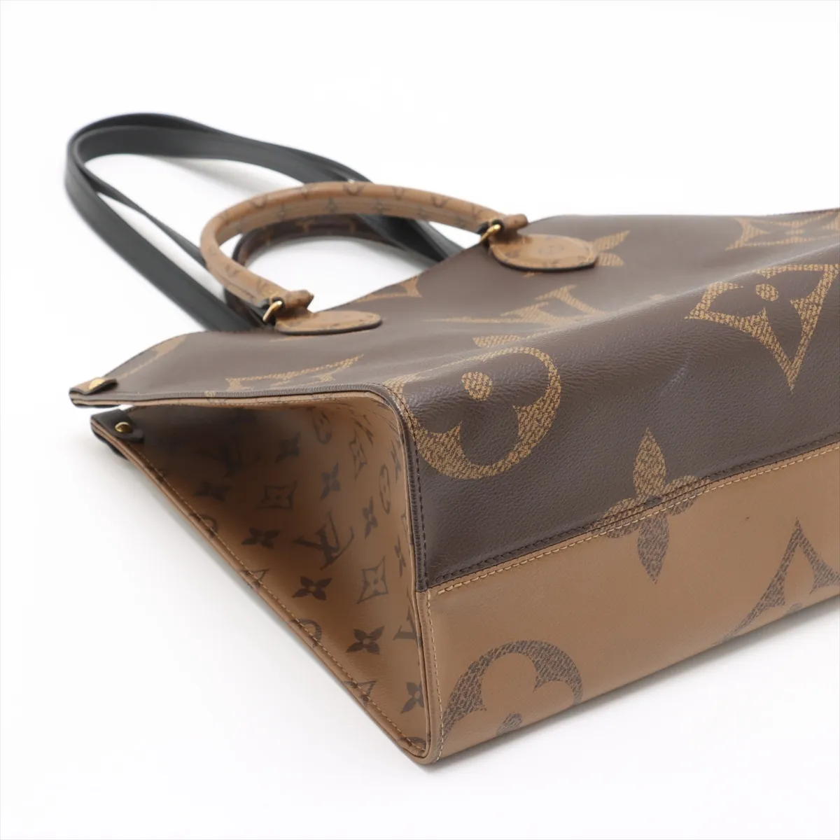 Giant Monogram Reverse On the Go MM M45321 AR0261 Brown RFID reaction available — view 4