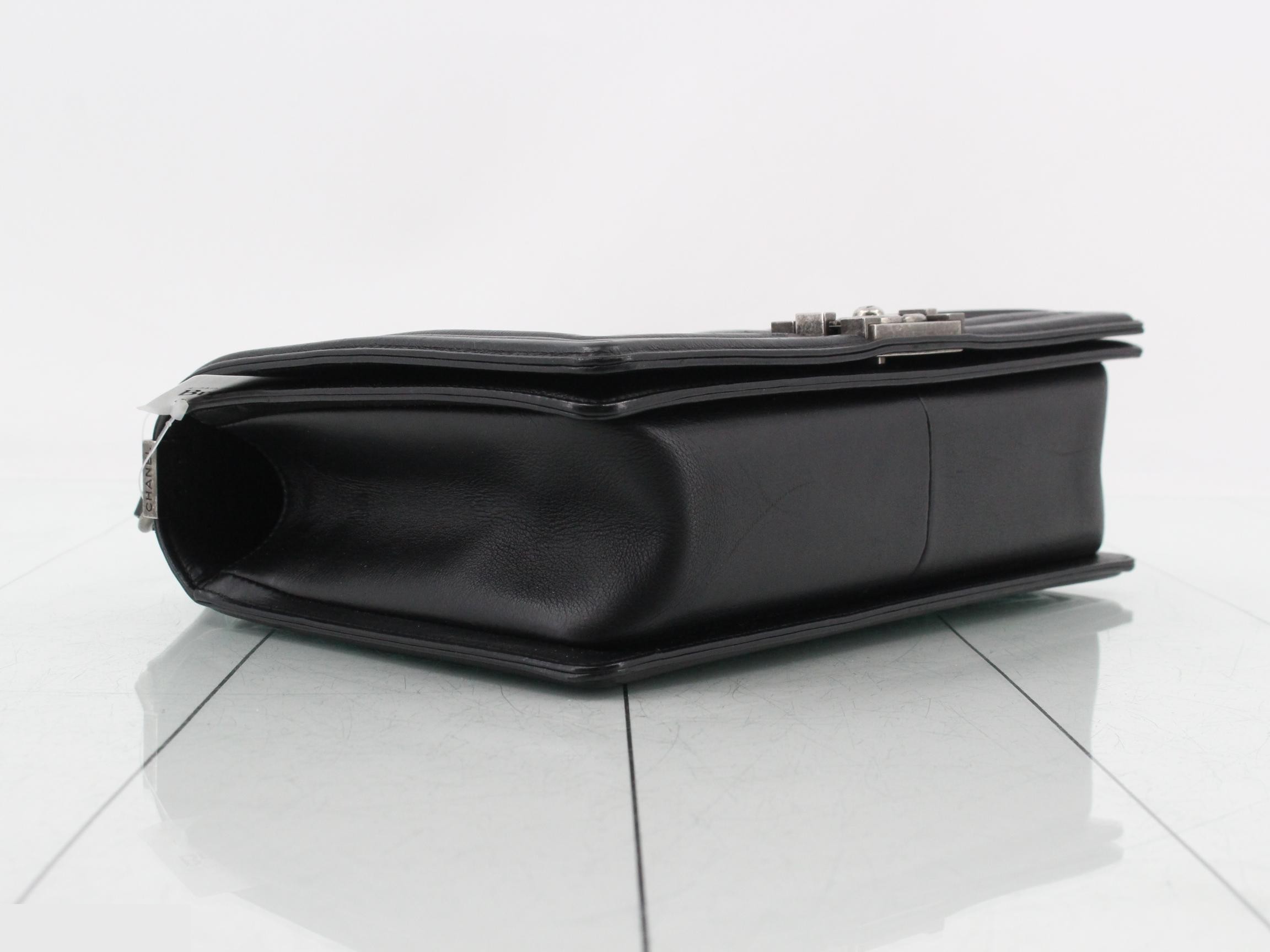 Boy Chanel Calfskin Wild Stitch Shoulder Bag — view 5