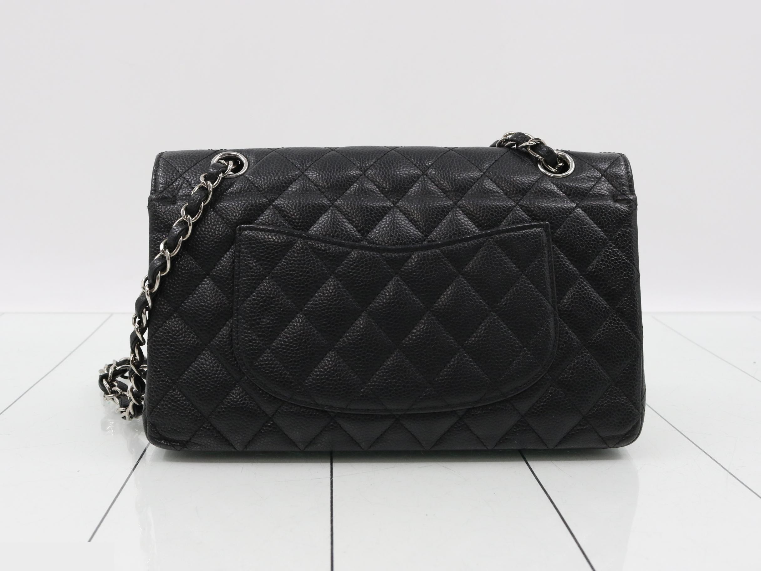Double flap 25 caviar chain shoulder bag (with seal) — view 2