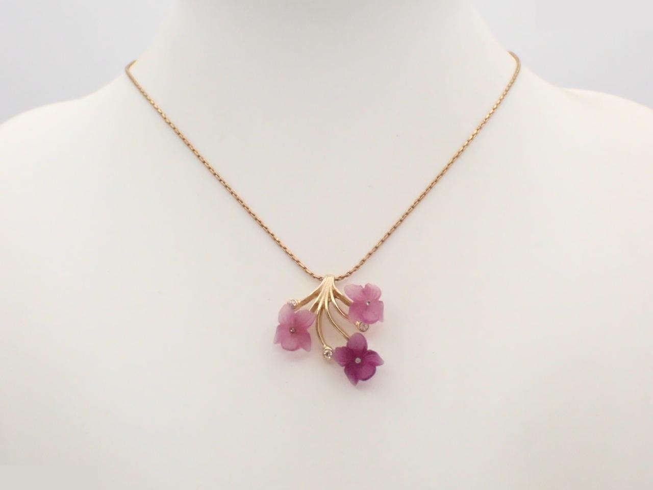 Other lines: Precious metals, necklaces, pendants, chain approximately 44cm — view 3