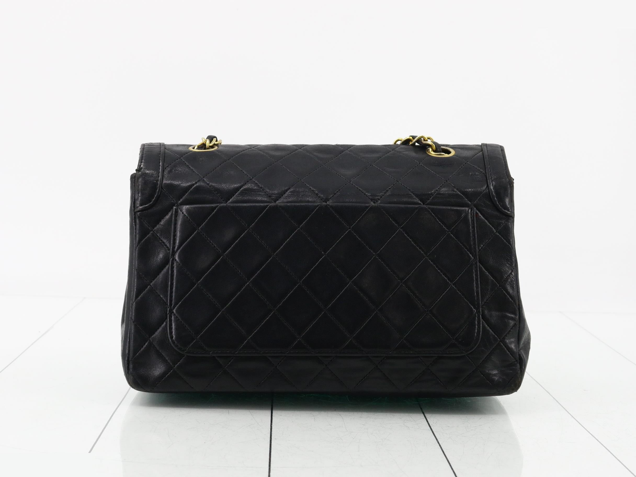 Matelassé Lambskin Chain Shoulder Bag — view 2
