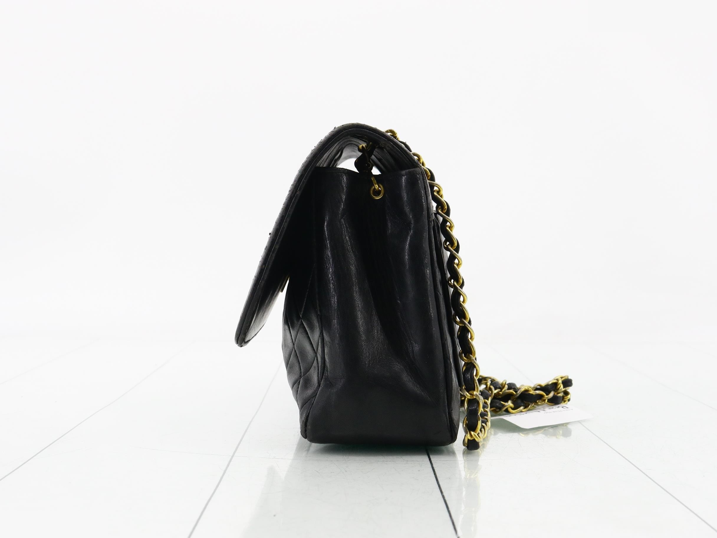 Matelassé Lambskin Chain Shoulder Bag — view 3