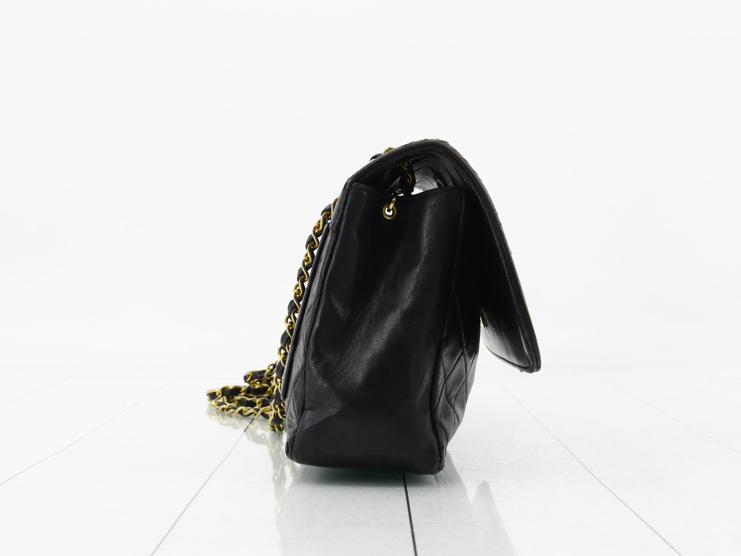 Matelassé Lambskin Chain Shoulder Bag — view 4