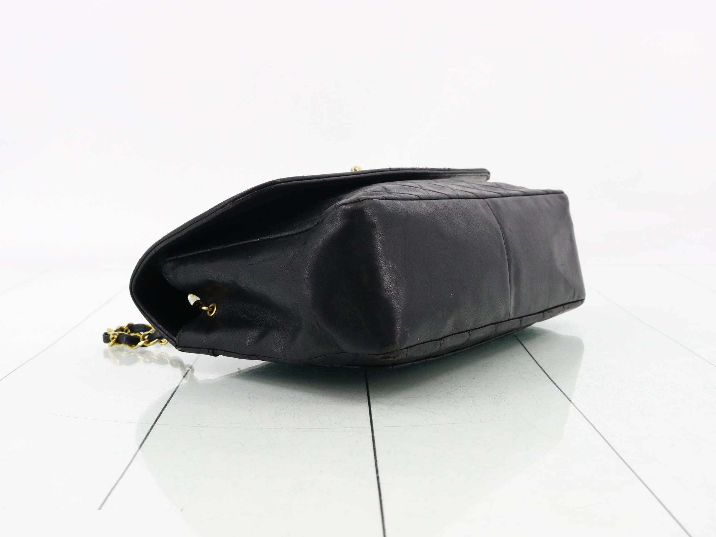 Matelassé Lambskin Chain Shoulder Bag — view 5