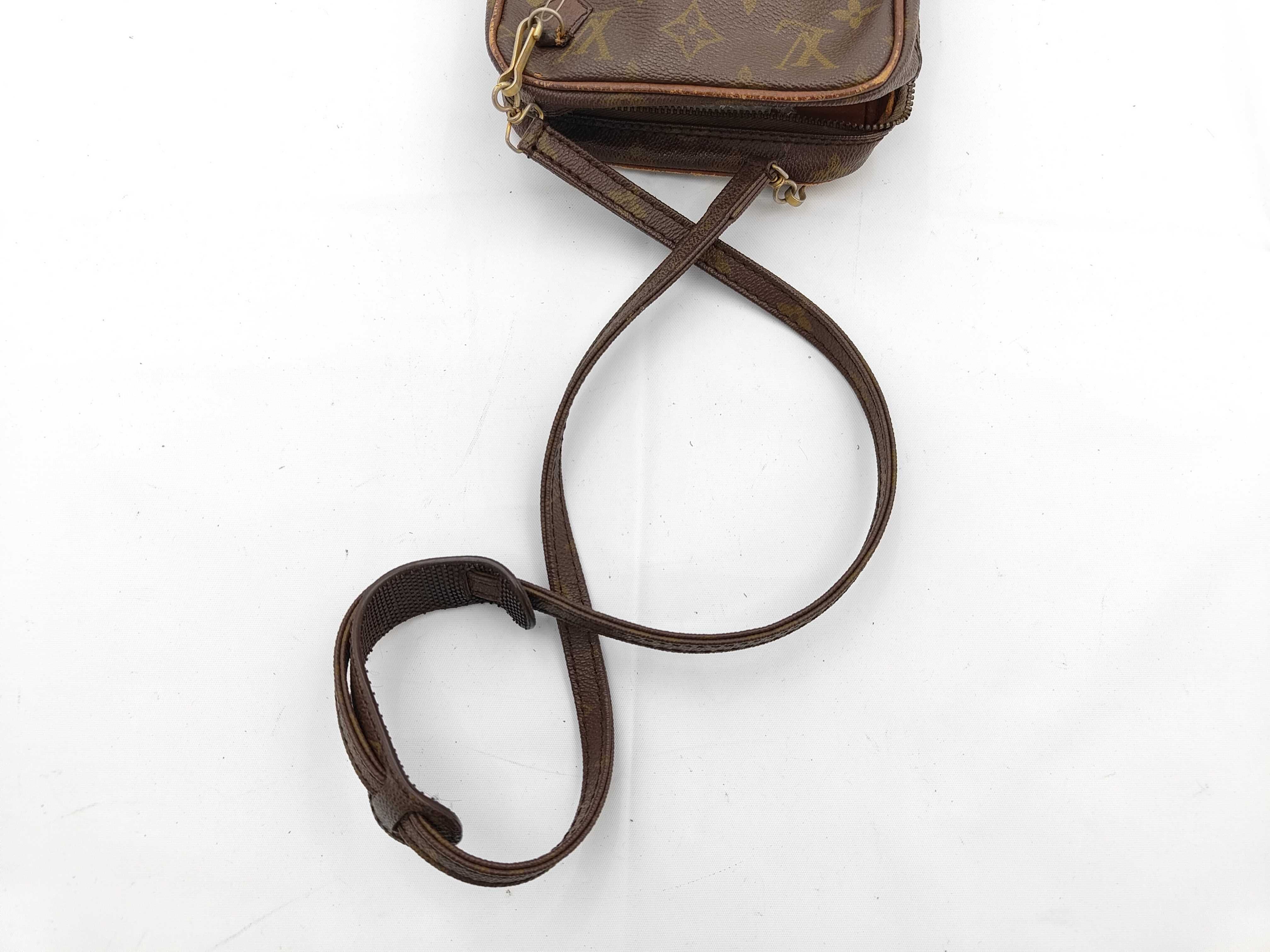 Monogram Old Danube Shoulder Bag (Damaged Zipper Track) — view 3