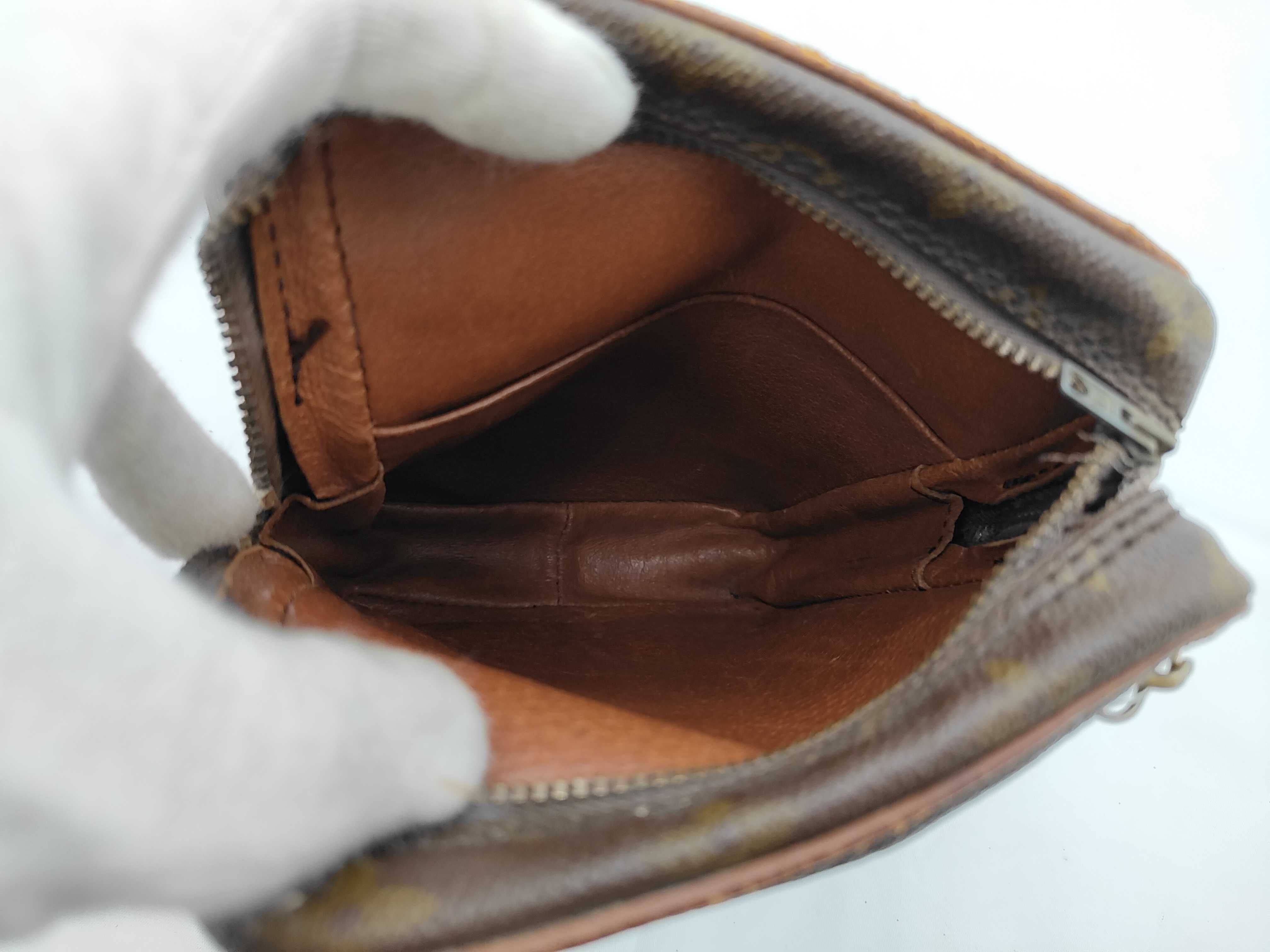 Monogram Old Danube Shoulder Bag (Damaged Zipper Track) — view 7