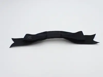Ribbon, Coco Mark, Barrette, 15A, Black