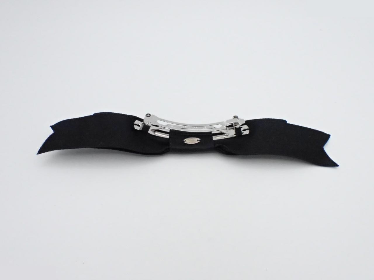 Ribbon, Coco Mark, Barrette, 15A, Black — view 2