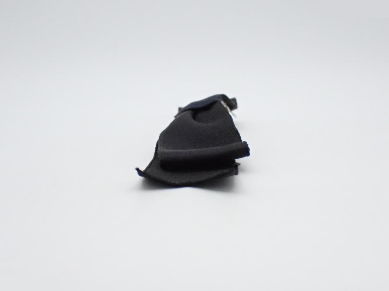 Ribbon, Coco Mark, Barrette, 15A, Black — view 3