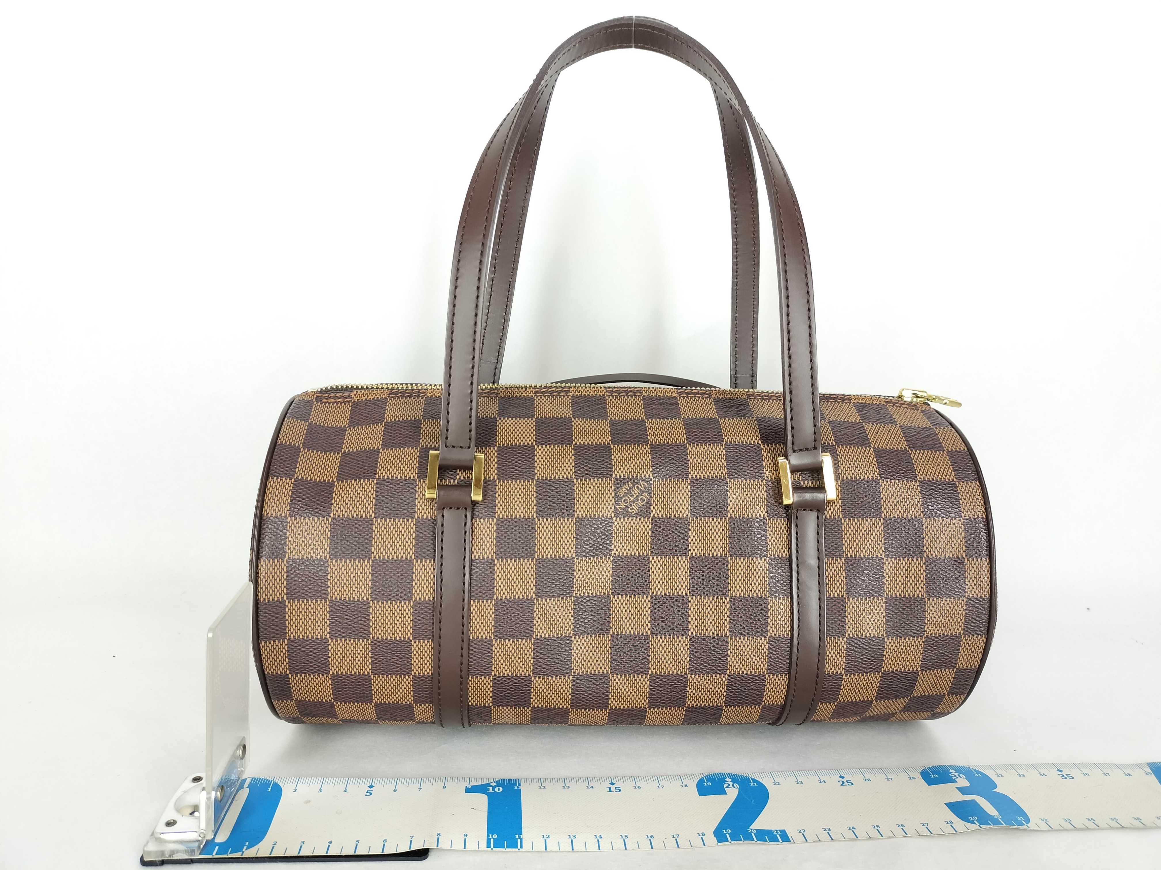 Damier Ebene Papillon N51303 Handbag with Pouch — view 2