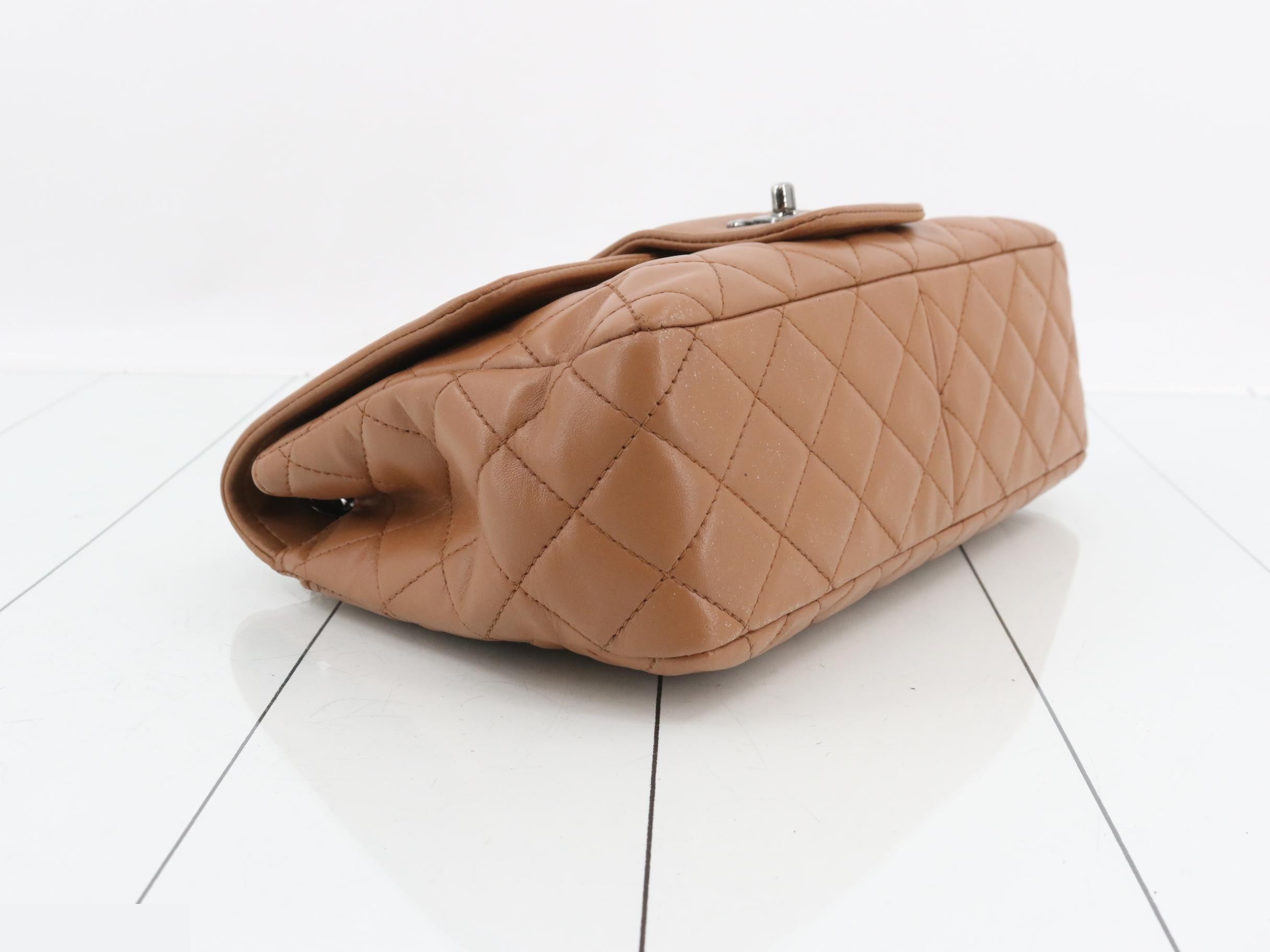 Matelassé Lambskin Chain Shoulder Bag (with original seal) — view 5
