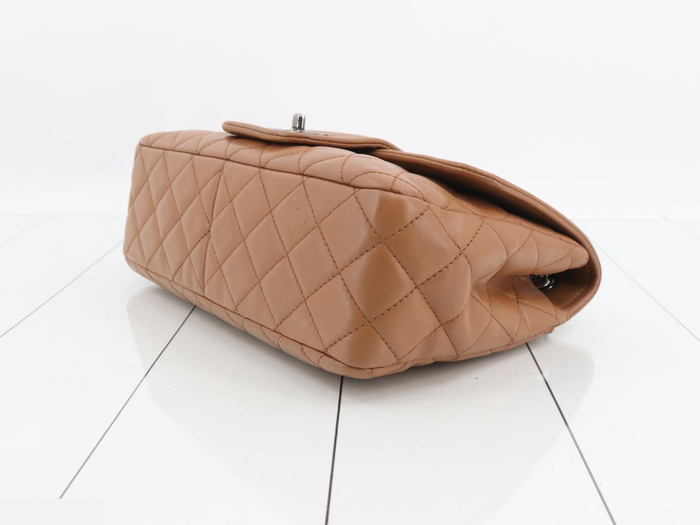 Matelassé Lambskin Chain Shoulder Bag (with original seal) — view 6