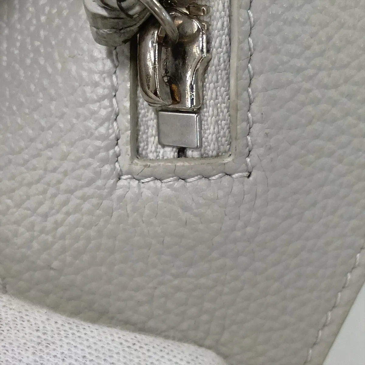Neoclassic Leather 2-Way Handbag, Gray, 654907 — view 15