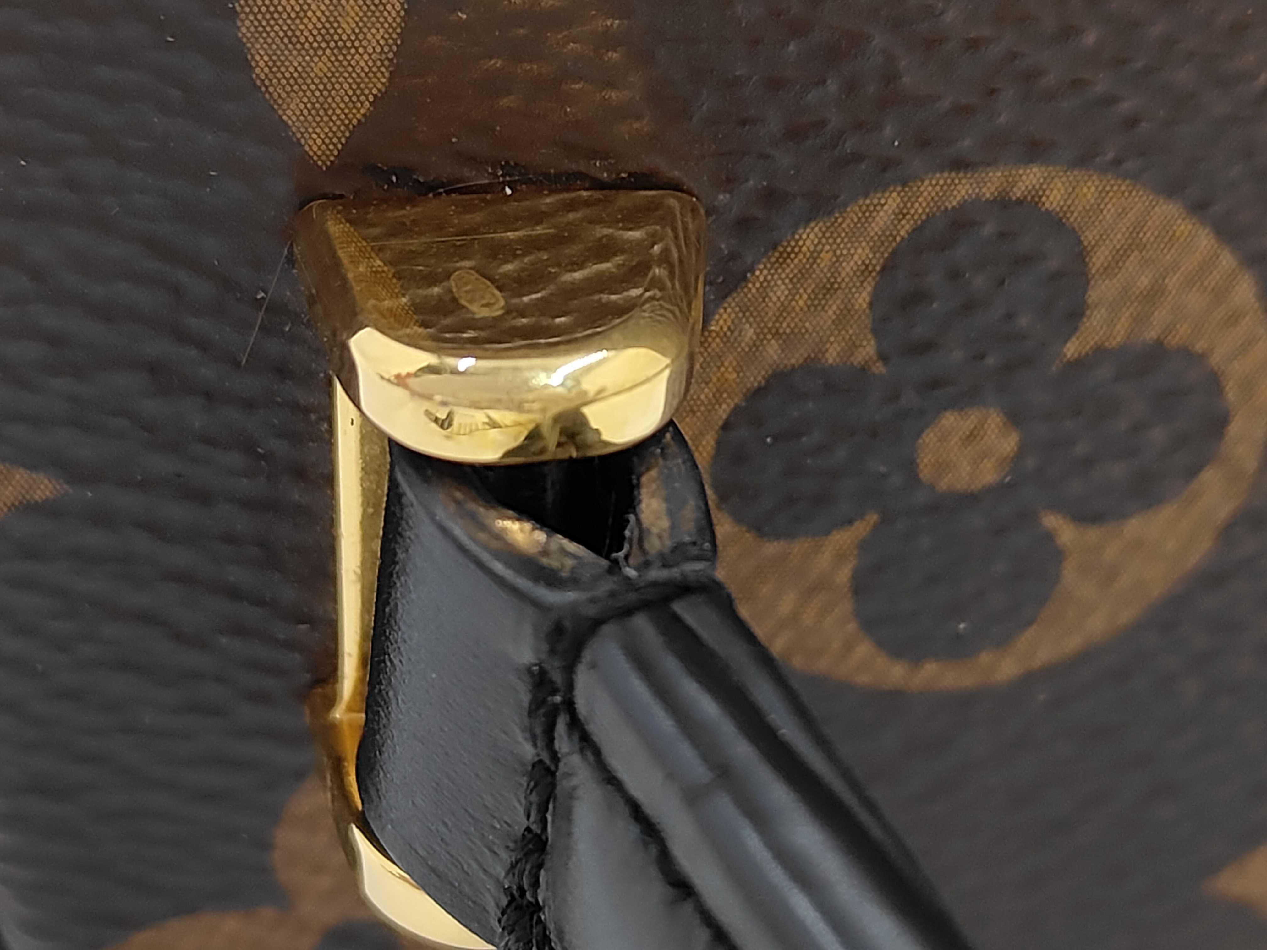 LV Cannes Caramel-colored Monogram Coated Canvas x Calfskin Bucket Bag Handbag — view 6