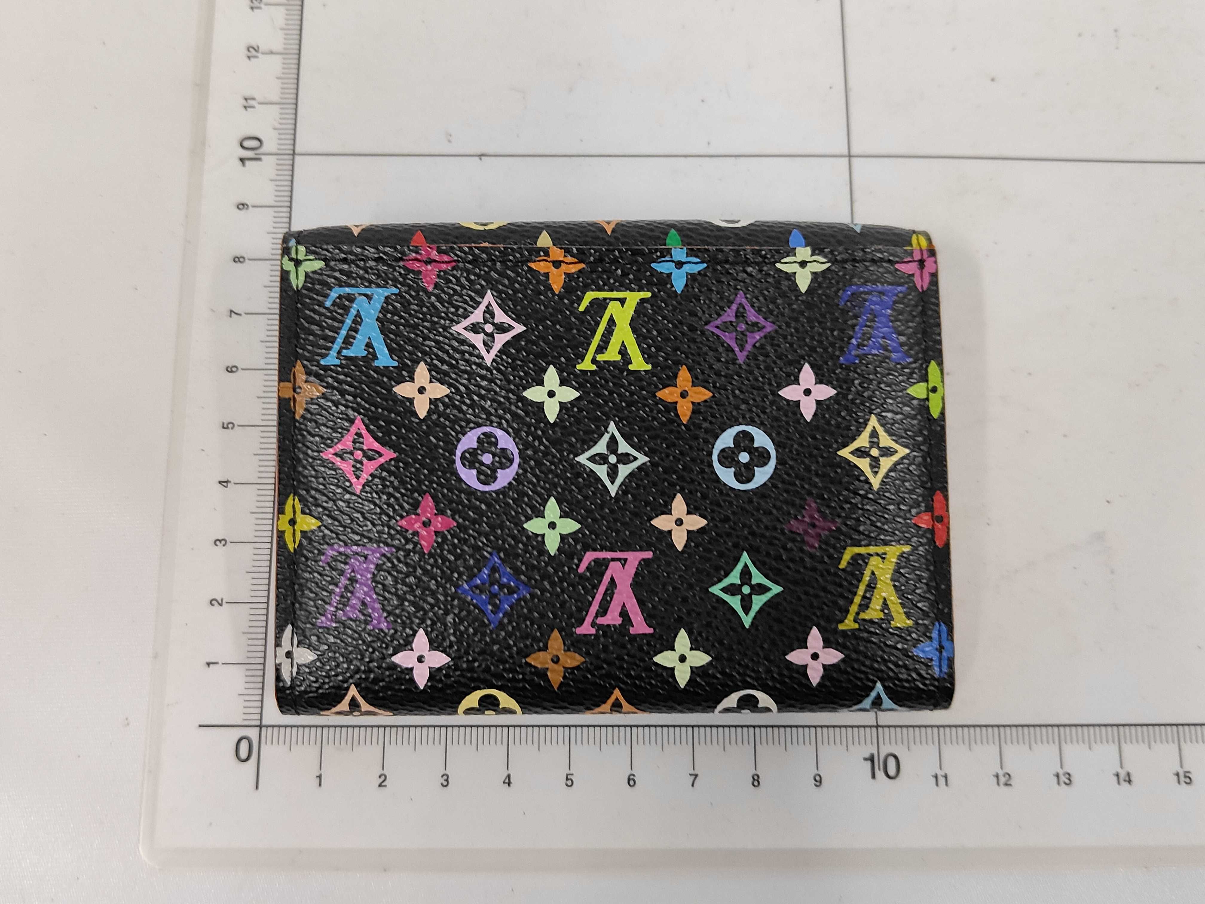 Monogram Multicolor Vuitton Monogram Multicolor Enveloppe Carte de Visite M66561 Card Case CA0088 Wallet — view 2