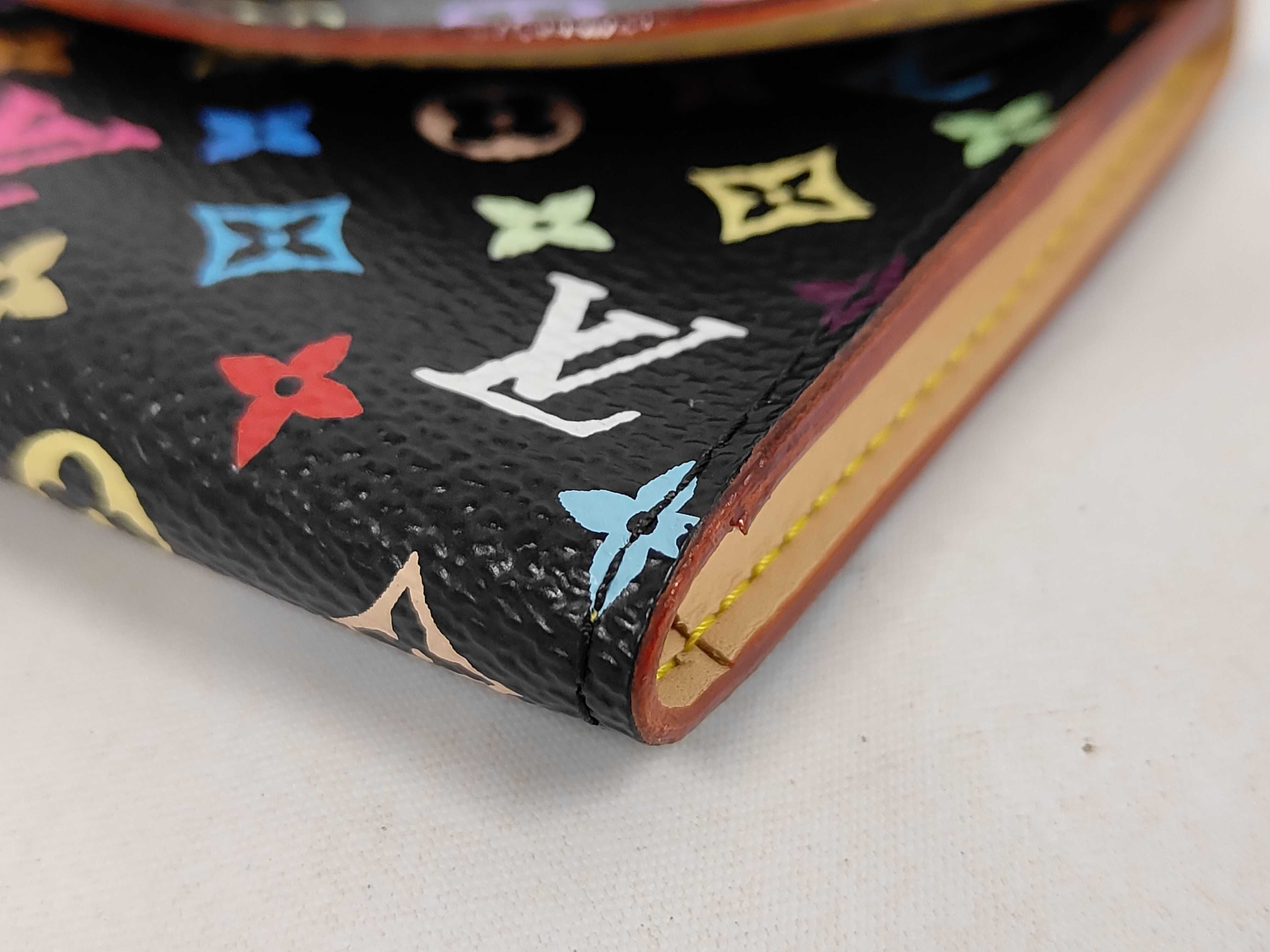 Monogram Multicolor Vuitton Monogram Multicolor Enveloppe Carte de Visite M66561 Card Case CA0088 Wallet — view 3