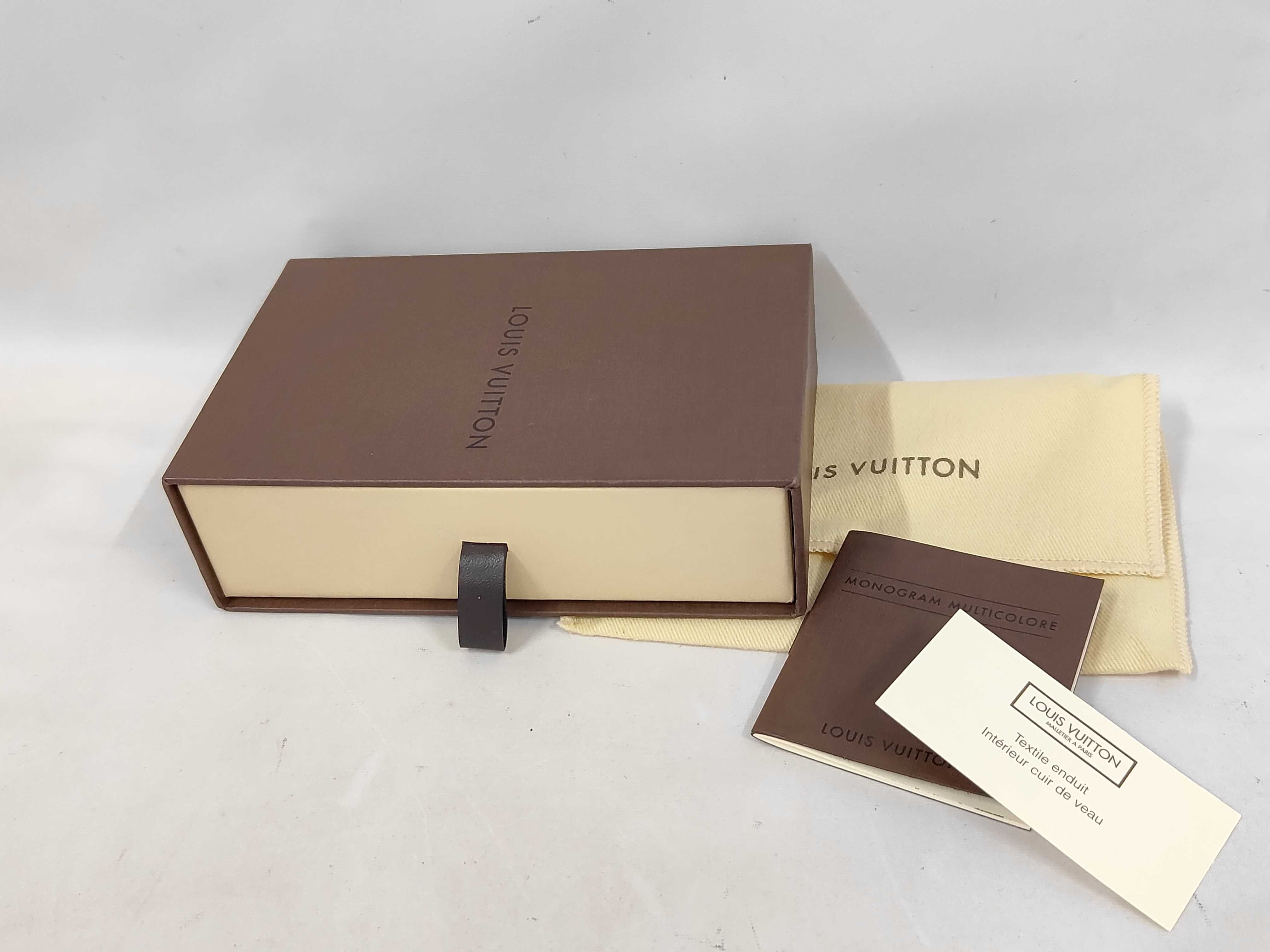 Monogram Multicolor Vuitton Monogram Multicolor Enveloppe Carte de Visite M66561 Card Case CA0088 Wallet — view 10