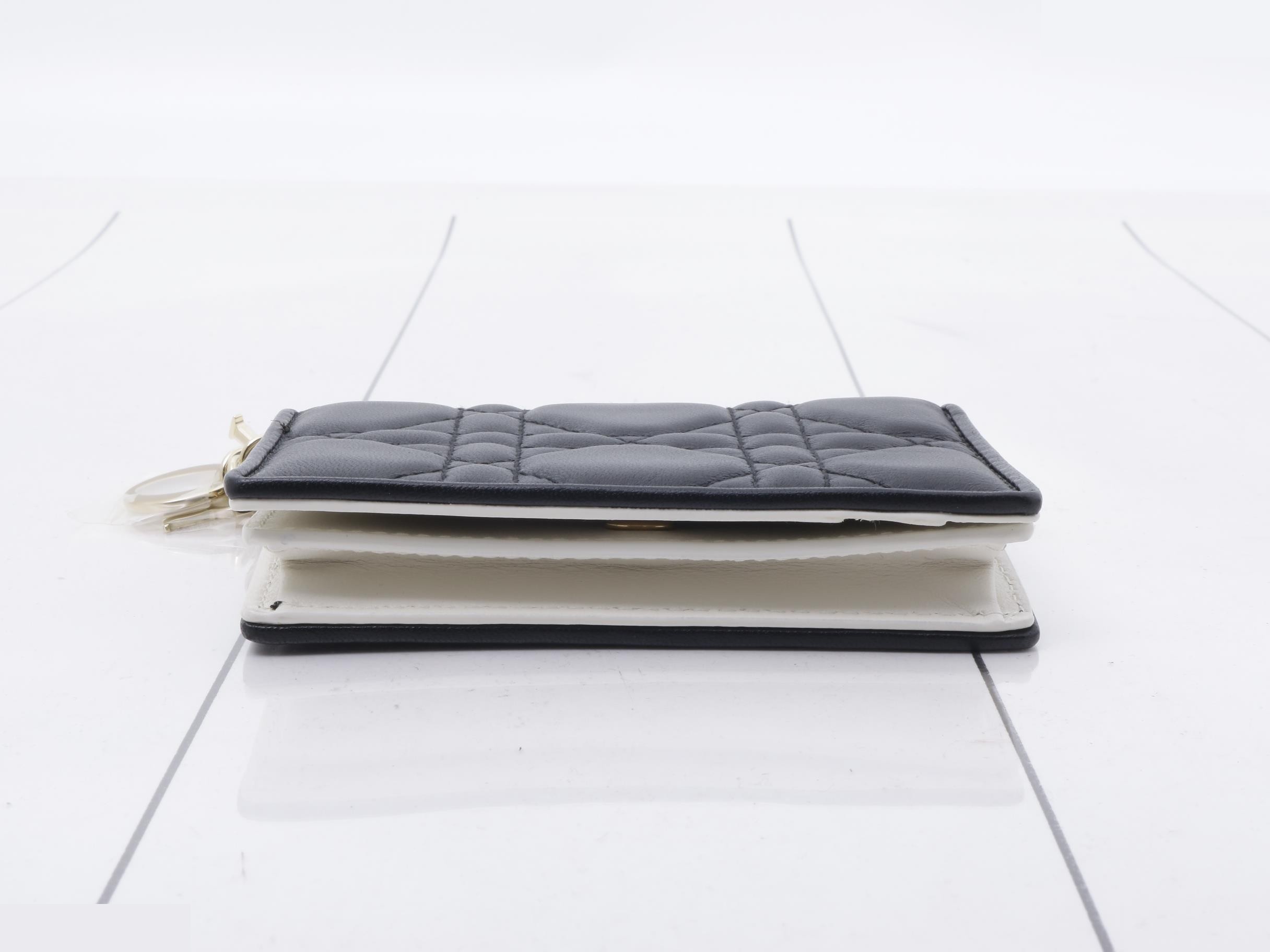 Cannage Card Case with Protective Seal, Black — view 3