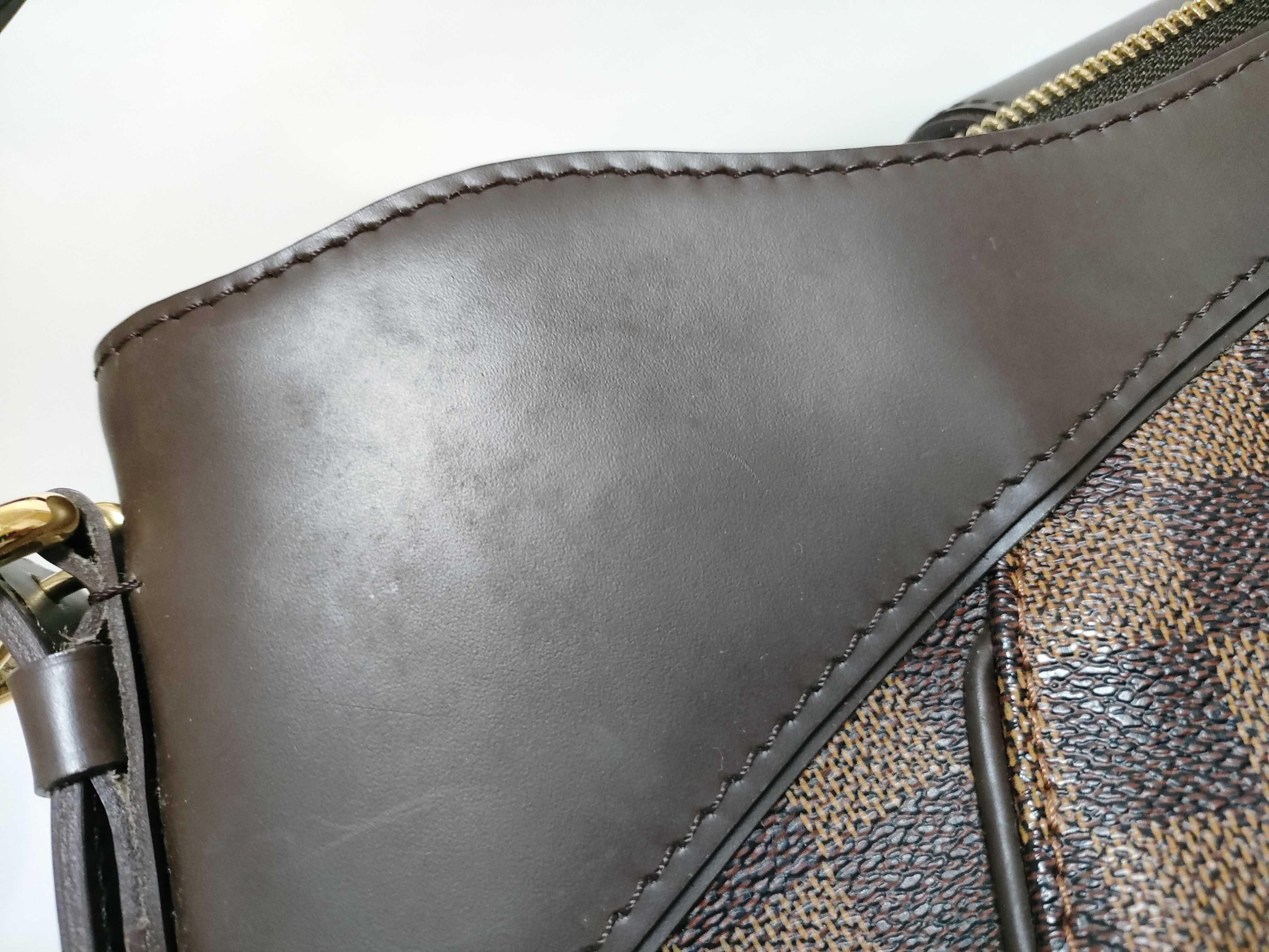 Damier Sistina MM N41541 VI1089 Brown Shoulder Bag — view 15