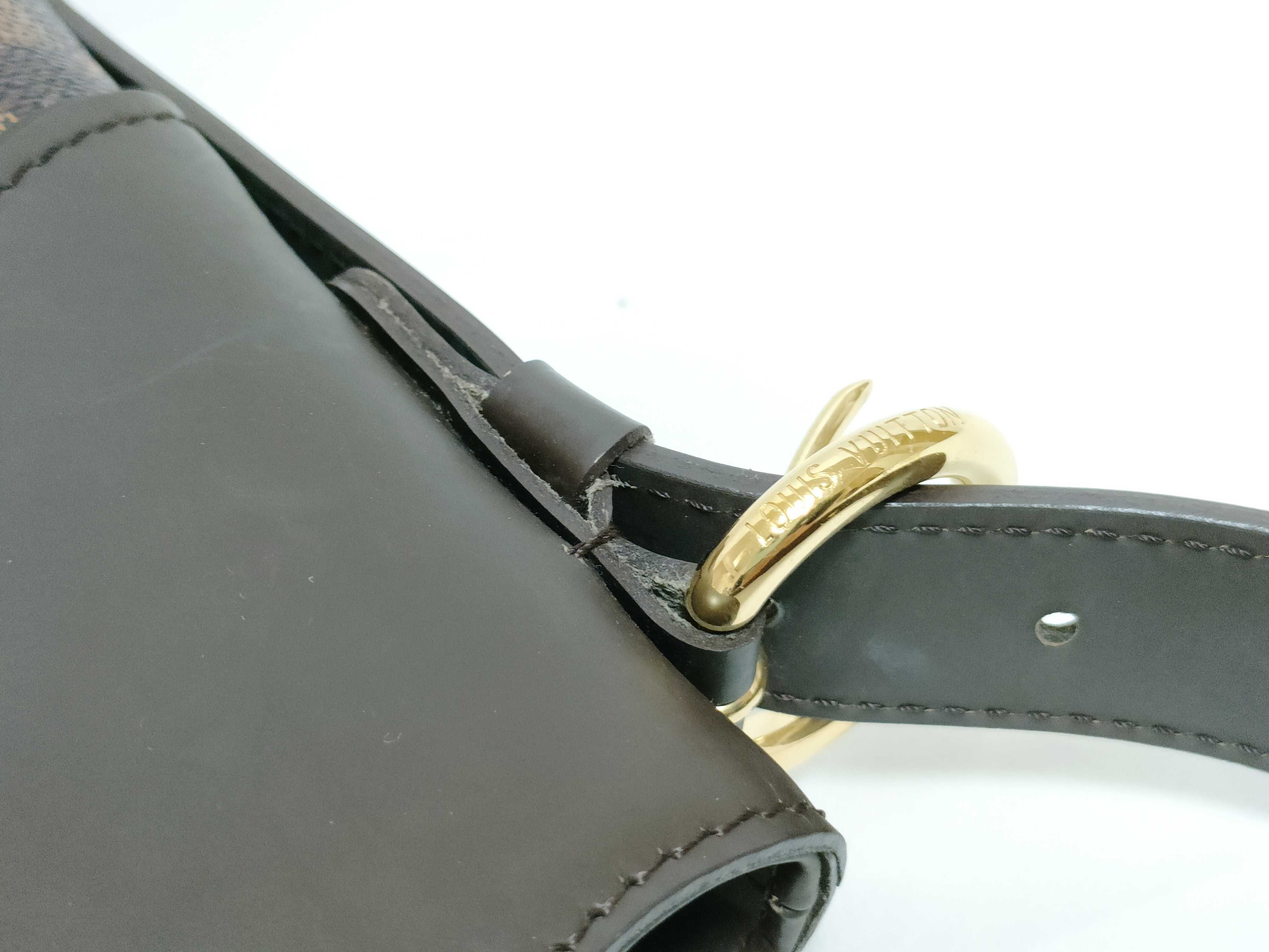 Damier Sistina MM N41541 VI1089 Brown Shoulder Bag — view 5