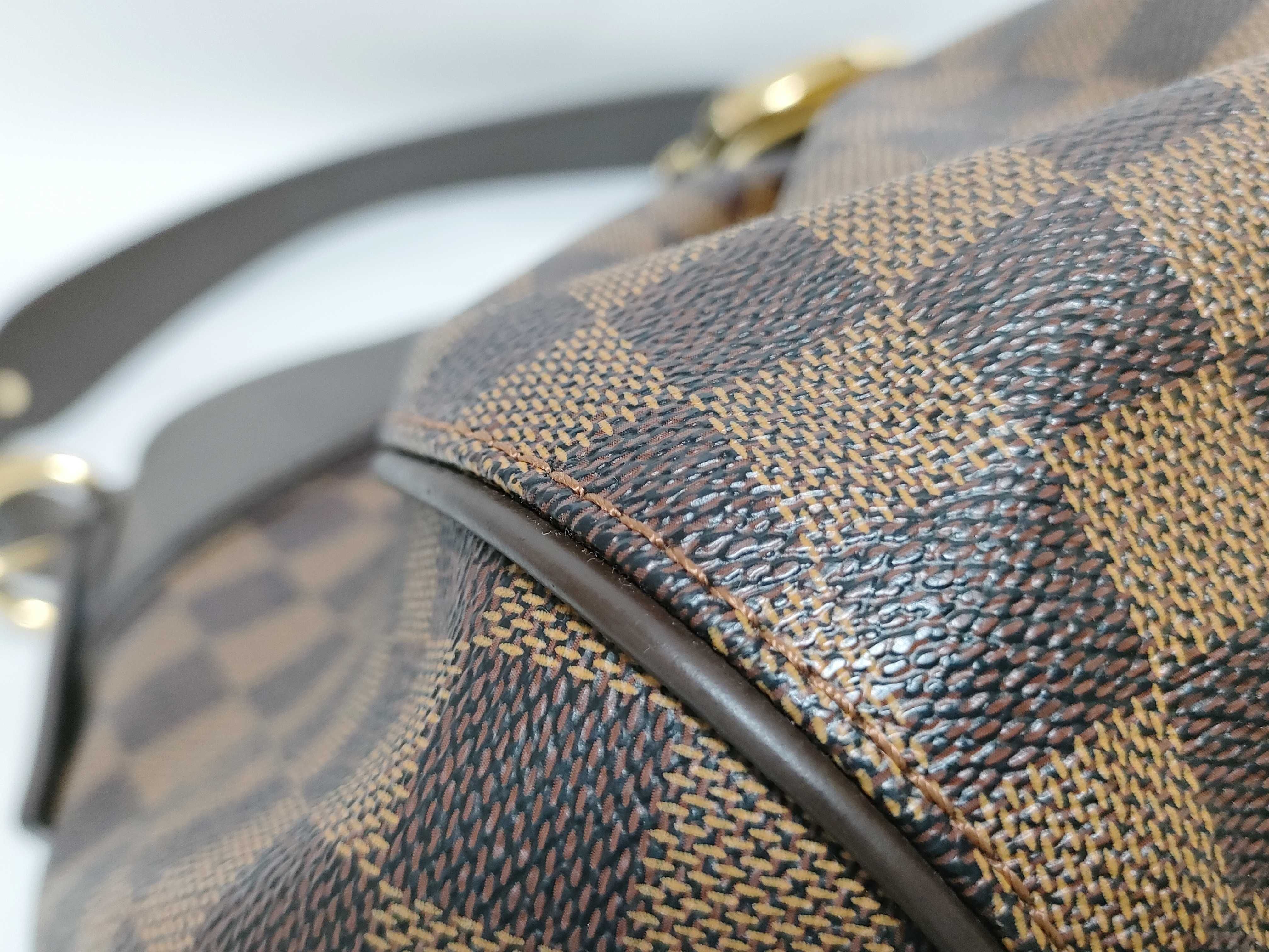 Damier Sistina MM N41541 VI1089 Brown Shoulder Bag — view 7
