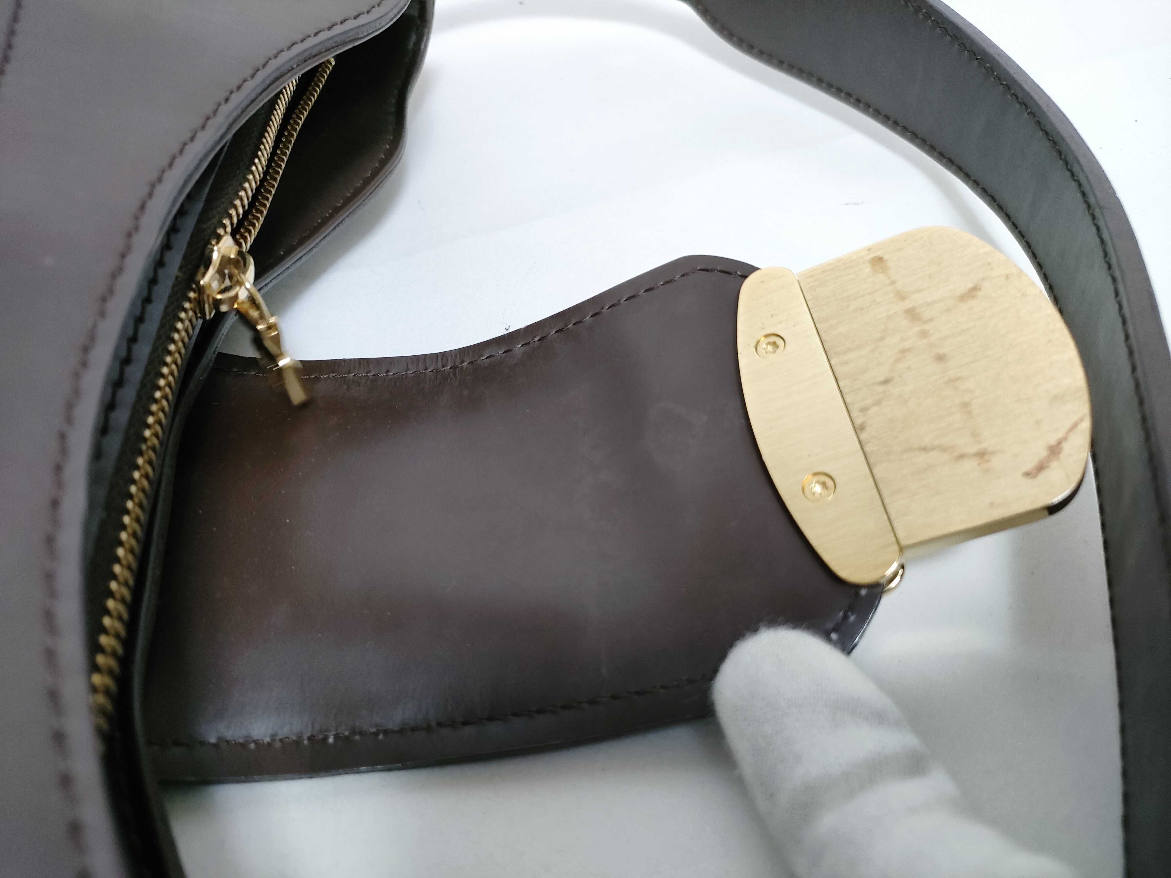 Damier Sistina MM N41541 VI1089 Brown Shoulder Bag — view 9