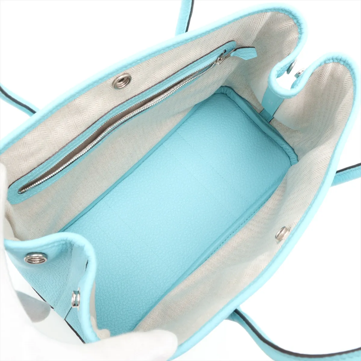 Garden Party 30 TPM Country Blue Atoll Silver Hardware T:2015 — view 7