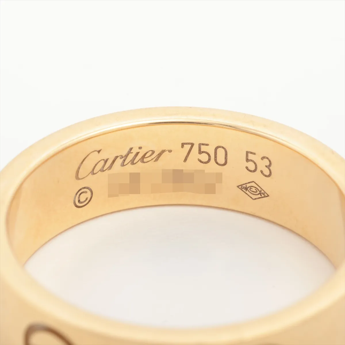 Love Ring 750 (Yellow Gold) 6.9g Size 53 GE2662 — view 3