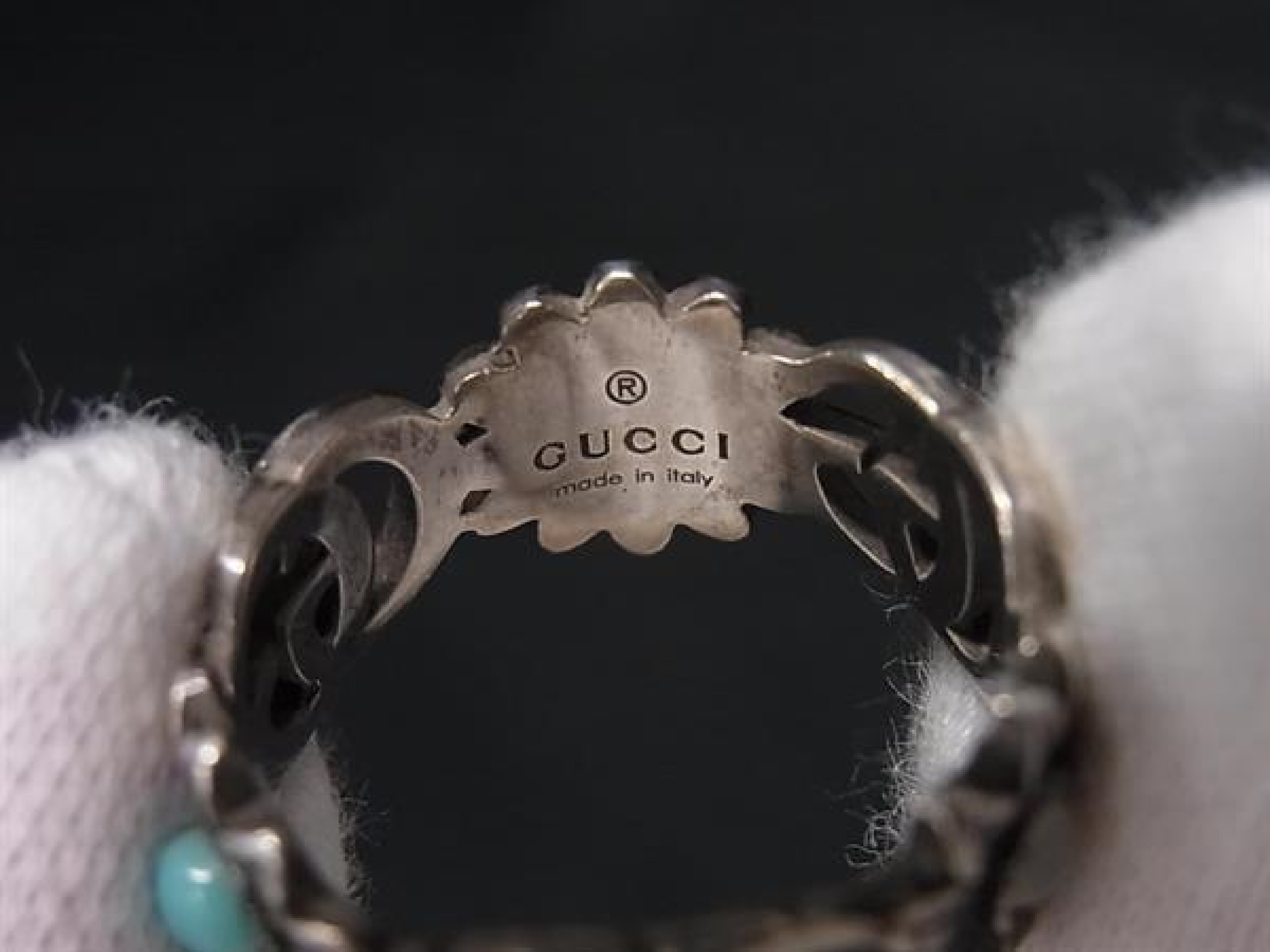 Double G SV925 Ring, Size 14 (approx. US size 12), Women's Silver Ring, BV1270 — view 4