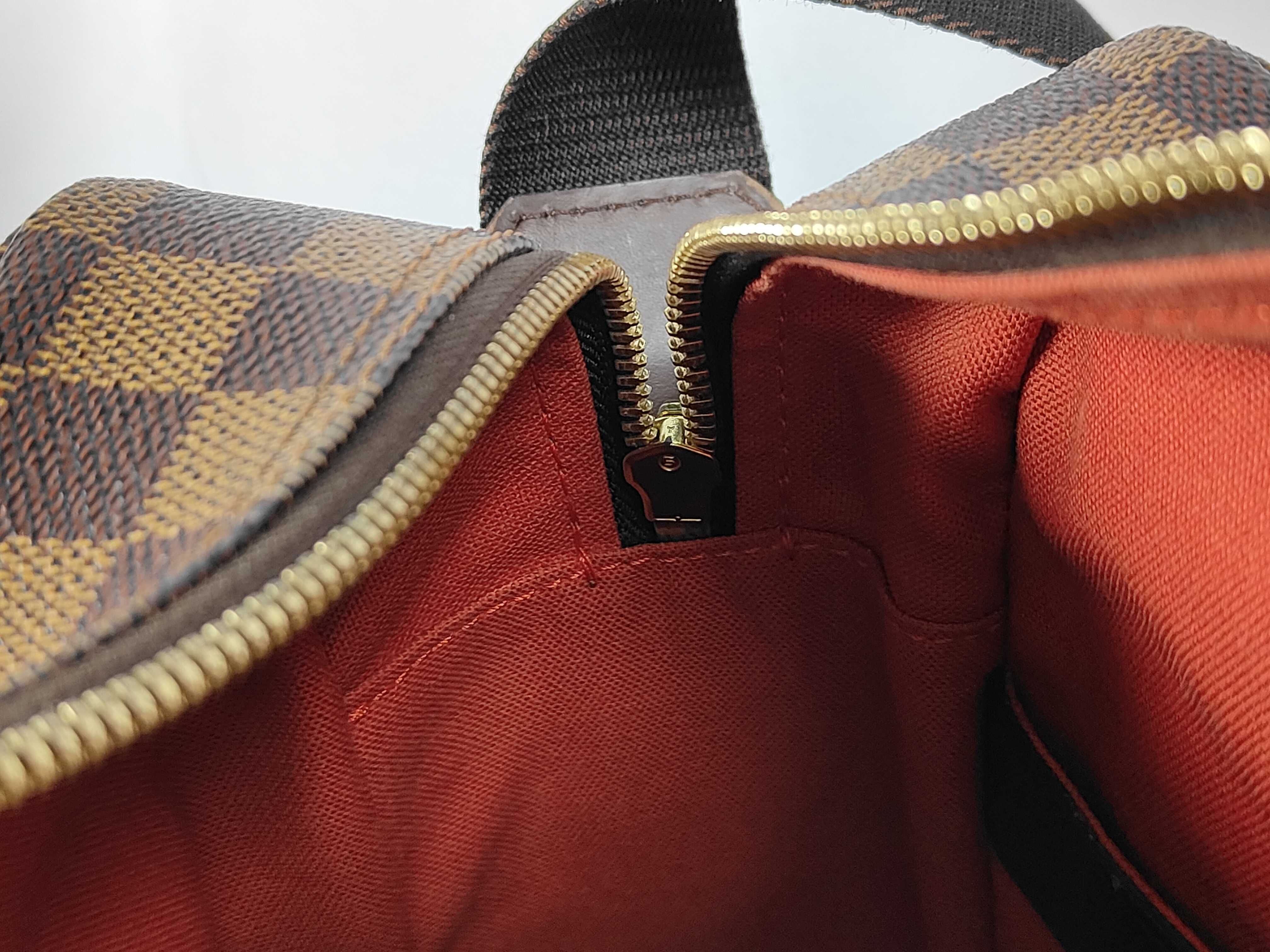 Damier PH- Damier Ebene Canvas Brown Naviglio Messenger Bag M Shoulder Bag — view 11