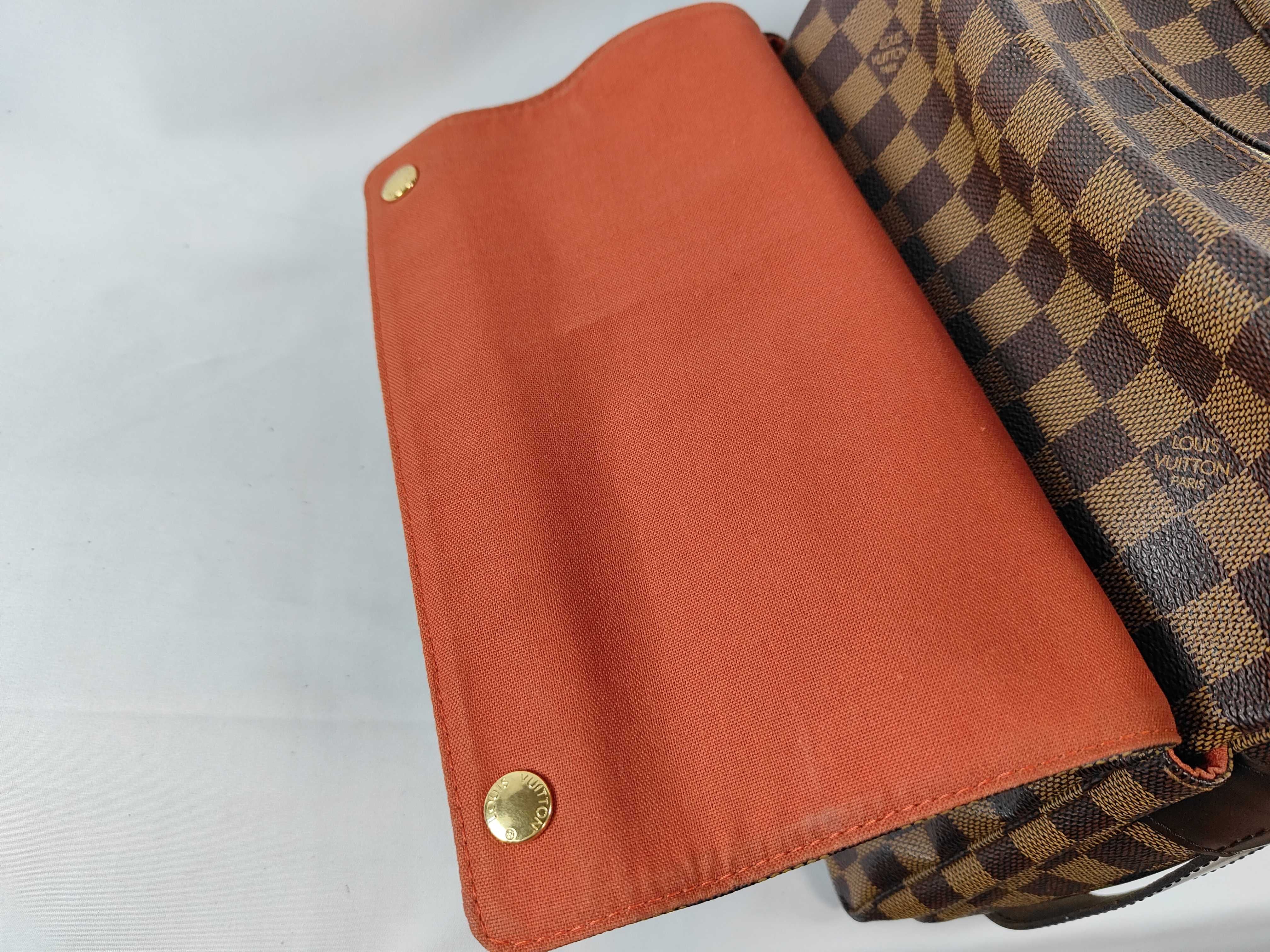 Damier PH- Damier Ebene Canvas Brown Naviglio Messenger Bag M Shoulder Bag — view 7
