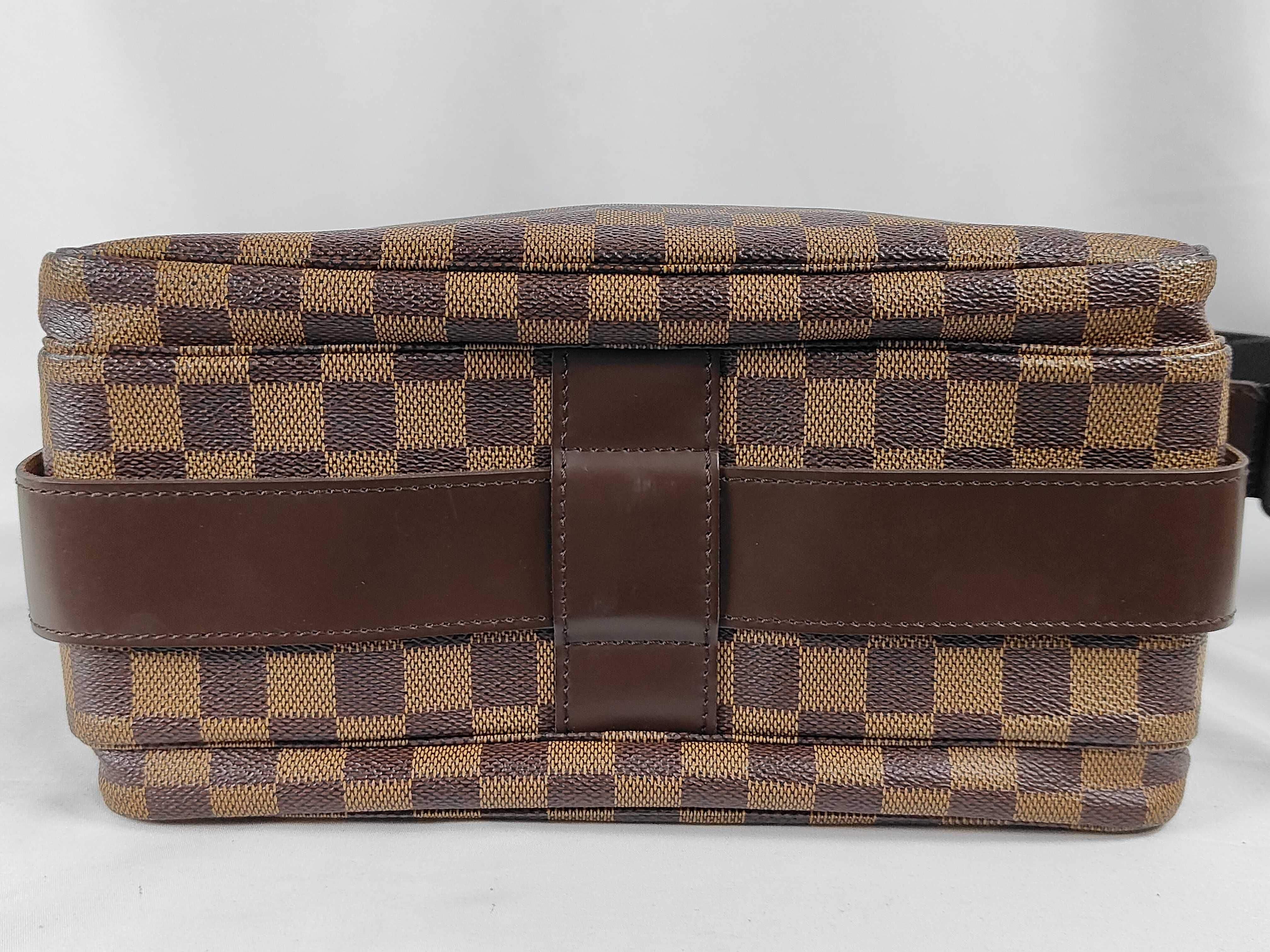 Damier PH- Damier Ebene Canvas Brown Naviglio Messenger Bag M Shoulder Bag — view 9