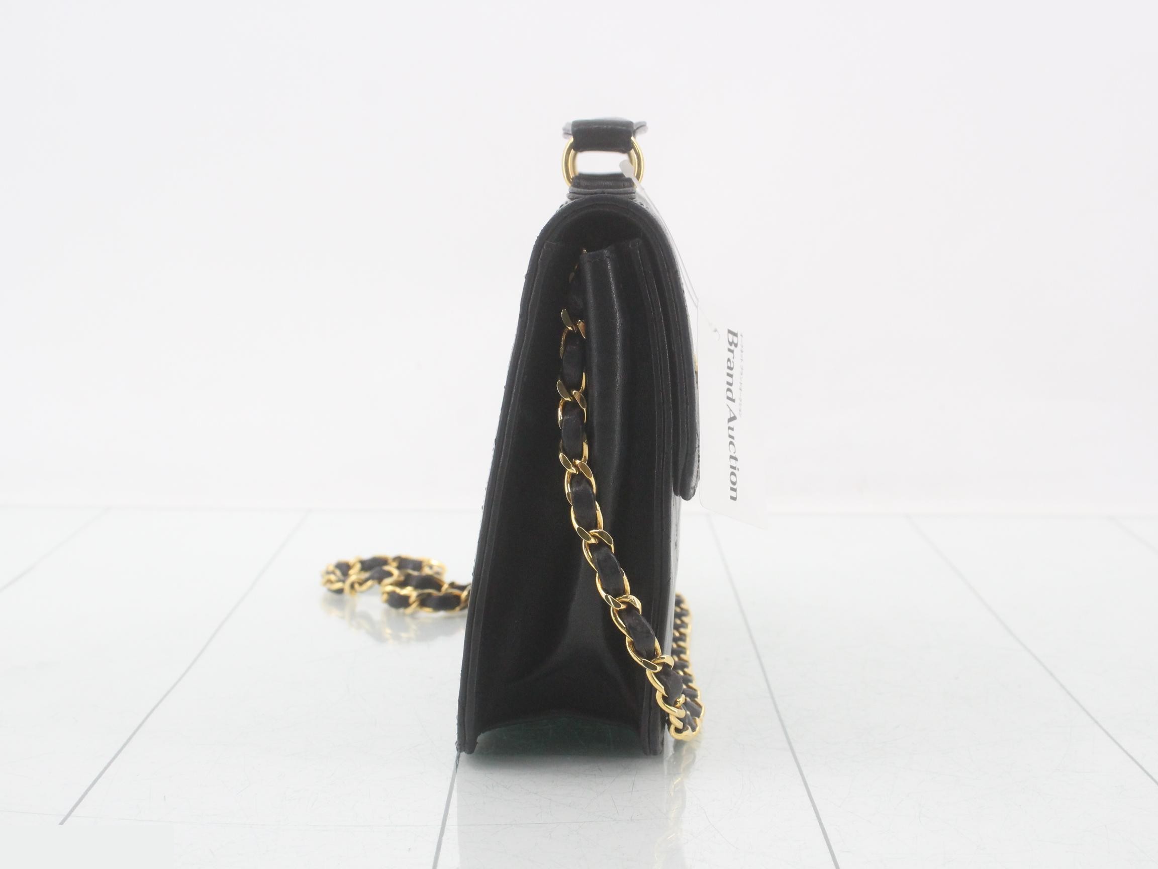 Matelassé handbag / chain shoulder bag (2-way) — view 4