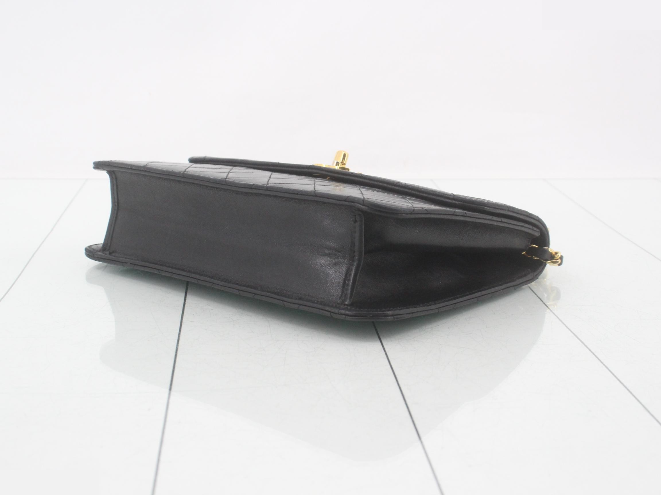 Matelassé handbag / chain shoulder bag (2-way) — view 6