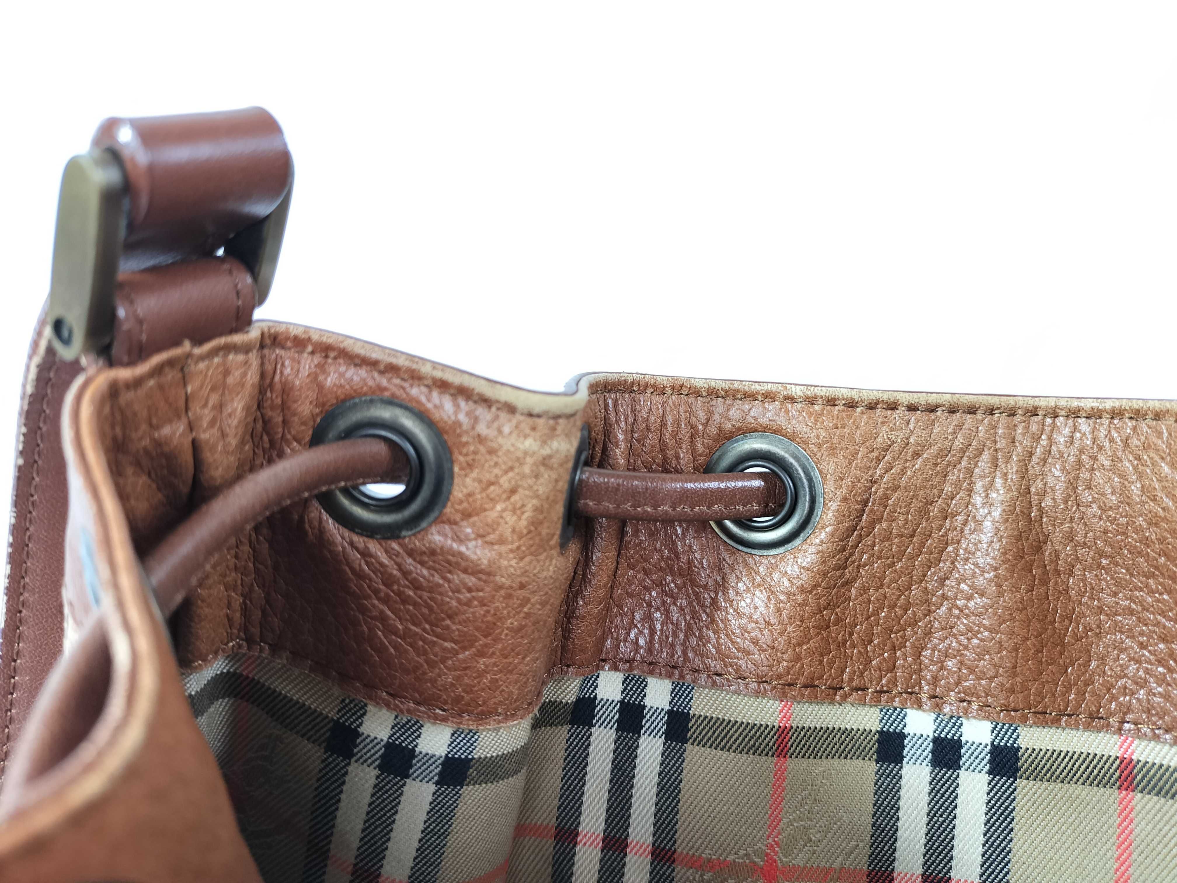 Leather Drawstring Handbag — view 11