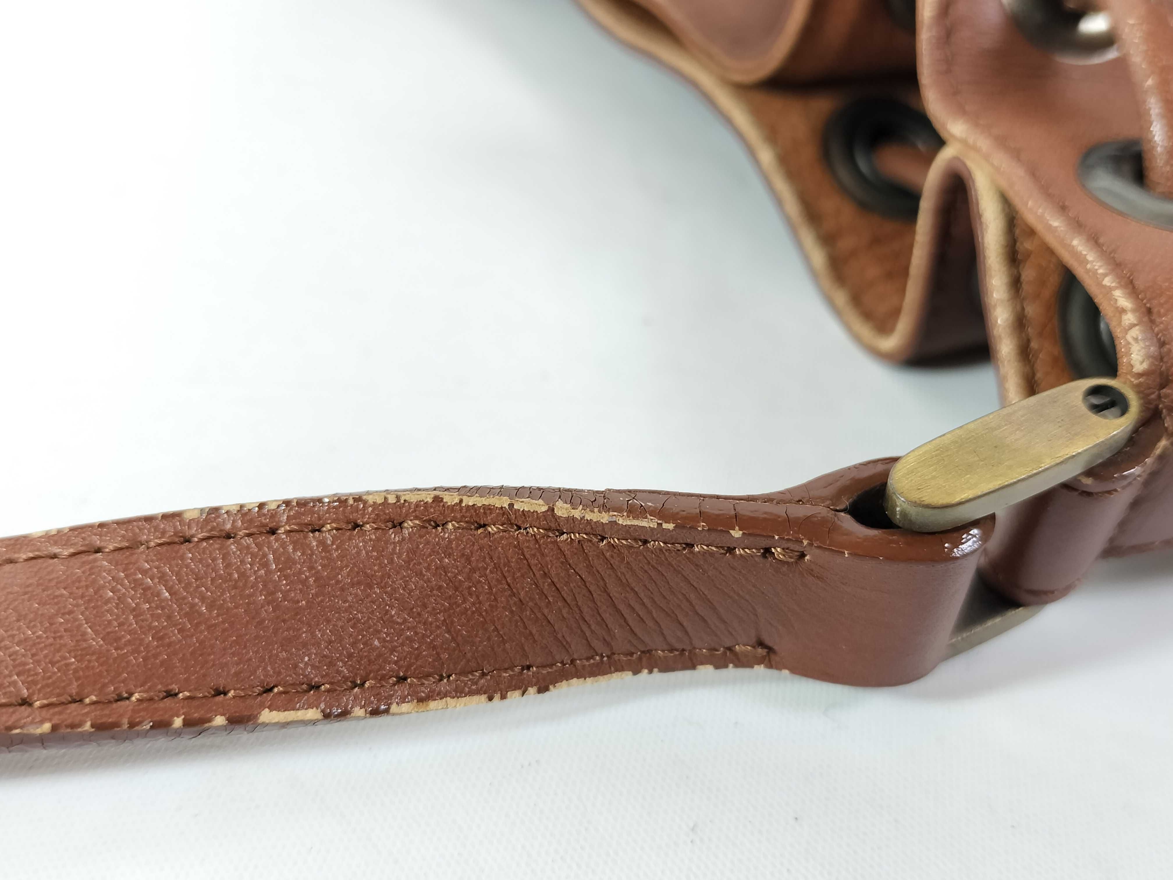 Leather Drawstring Handbag — view 5