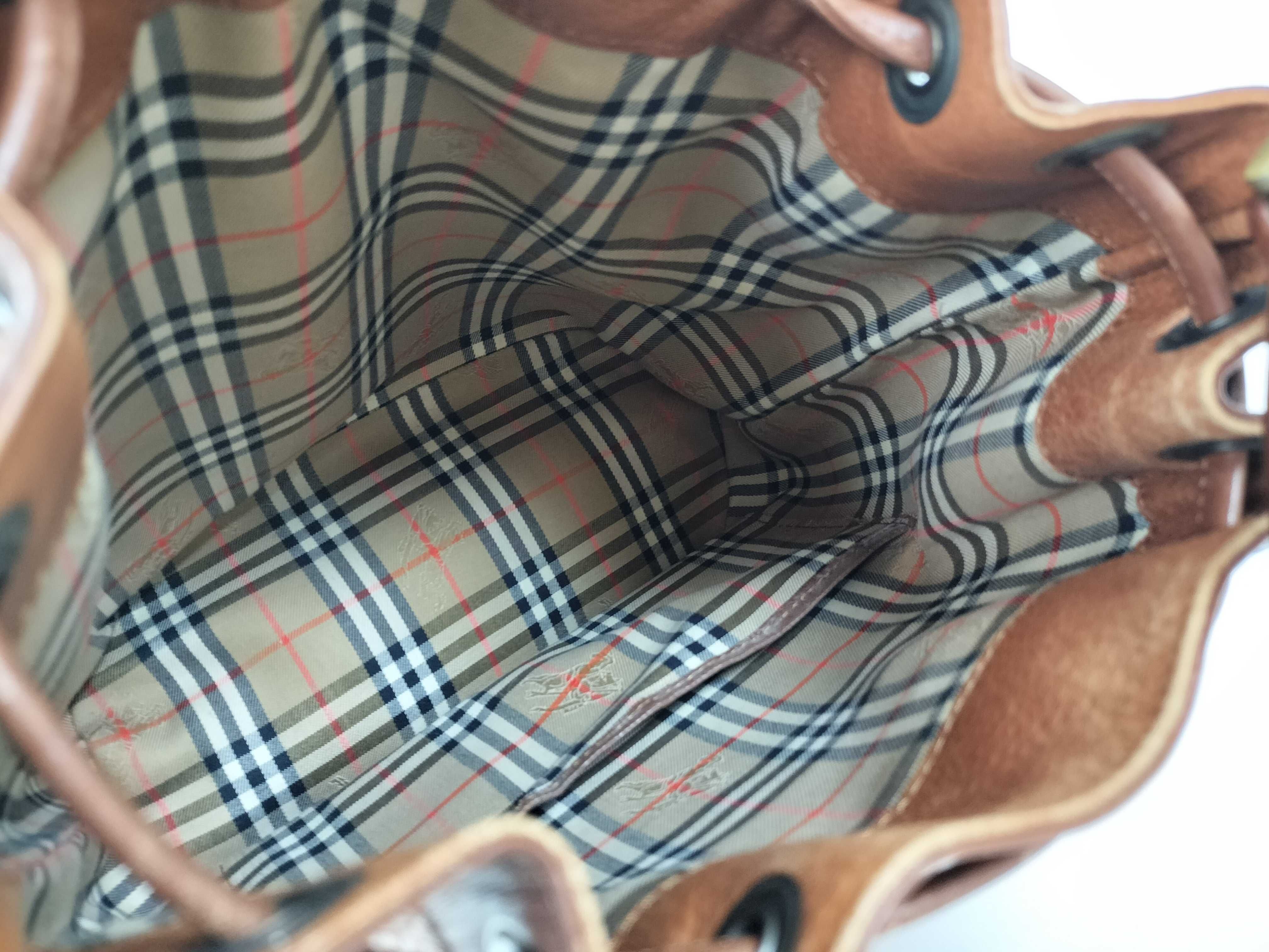 Leather Drawstring Handbag — view 6