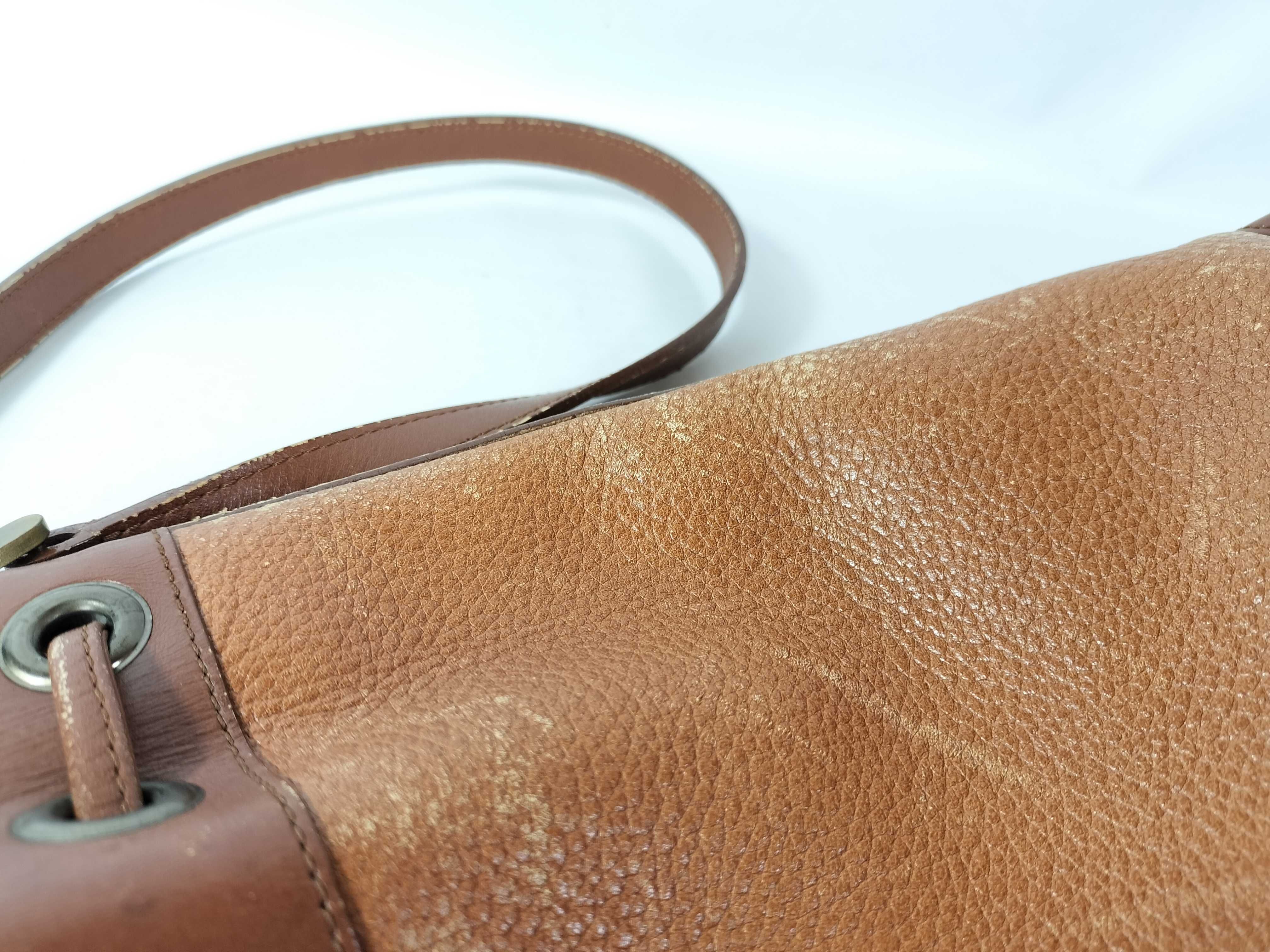 Leather Drawstring Handbag — view 9