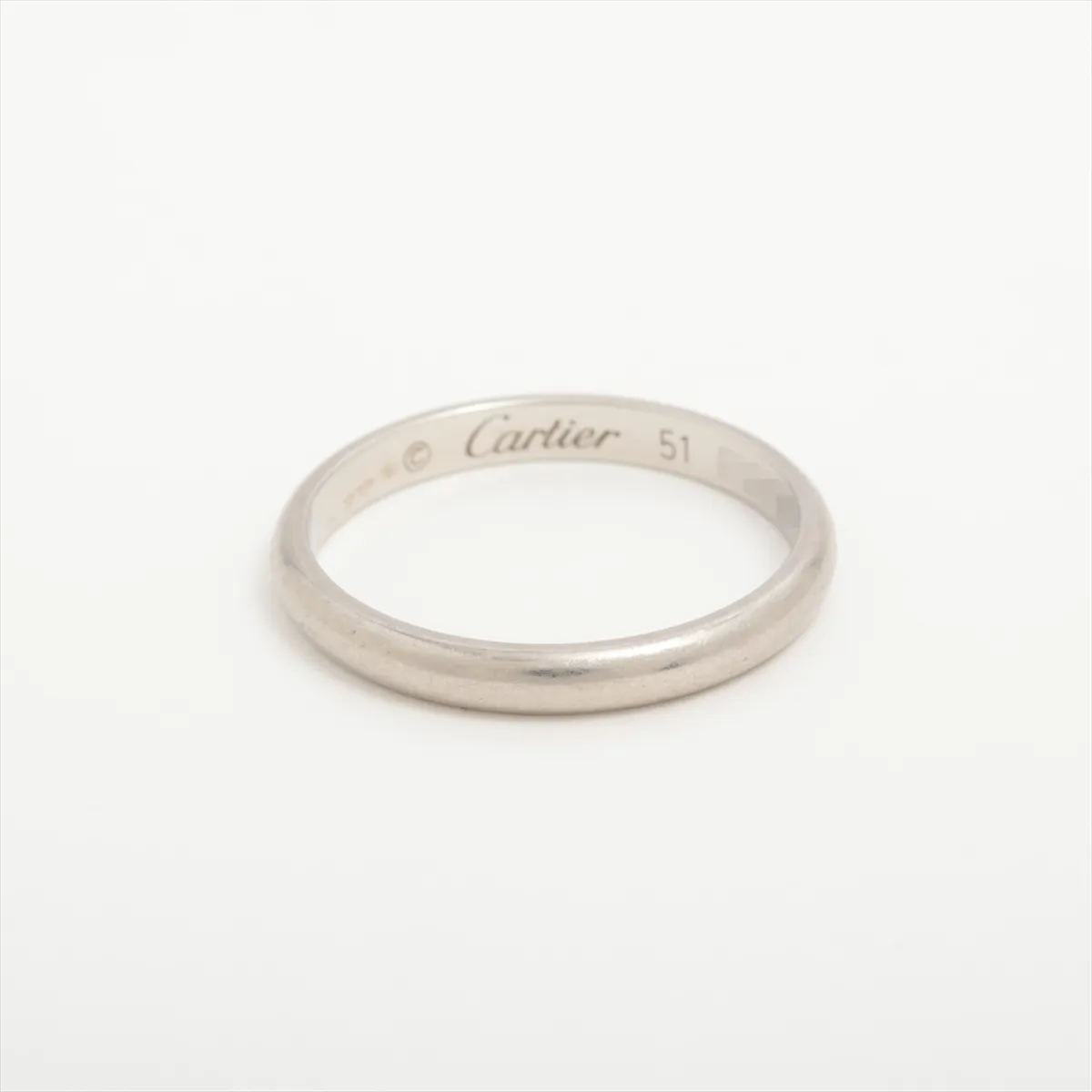 wedding ring, Pt950, 2.8g, size 51, initials FGN960