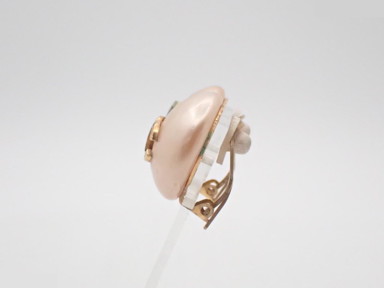 Coco Mark Pearl Earrings — view 3