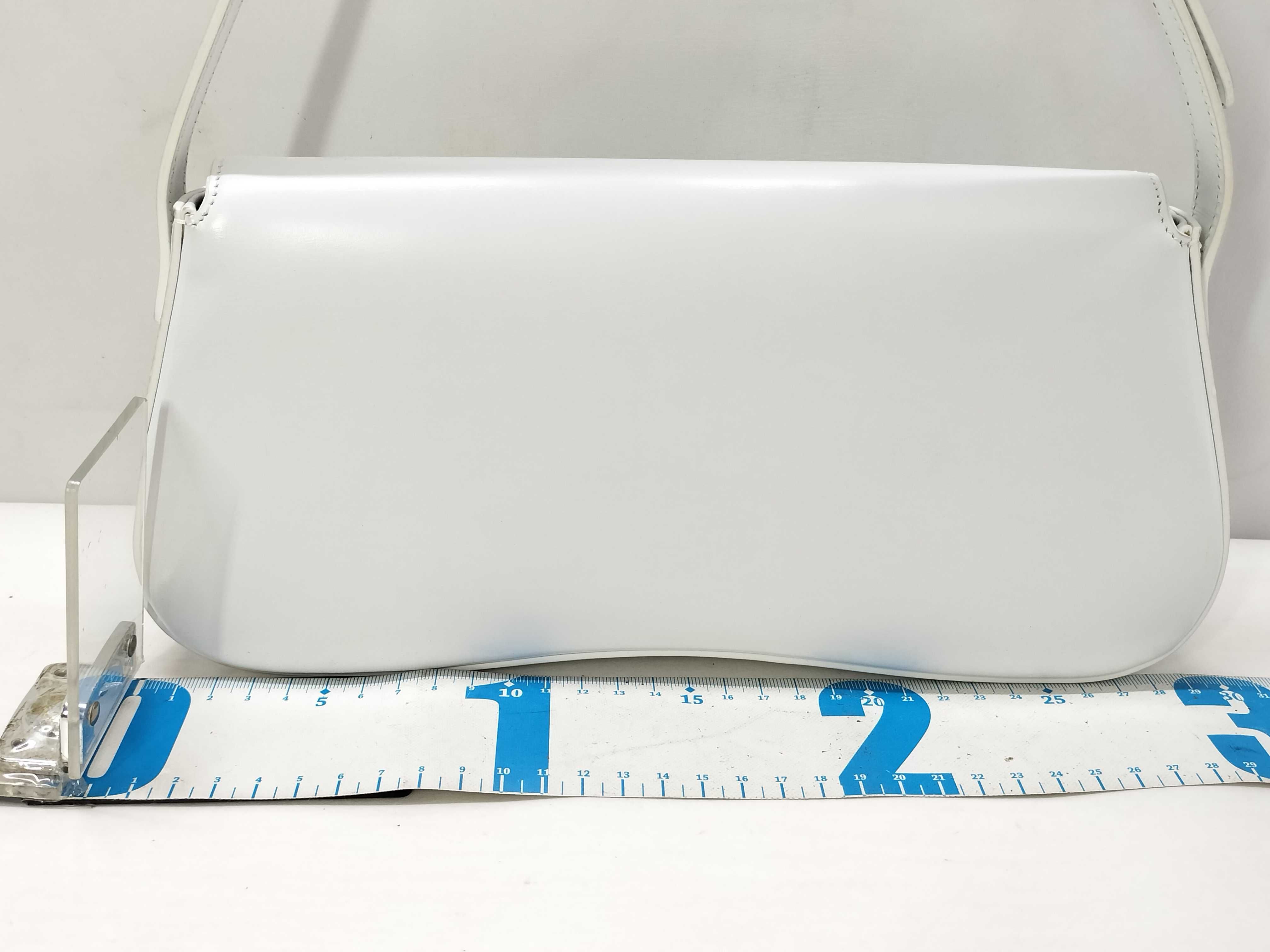 Triomphe One Shoulder Bag (White) — view 2