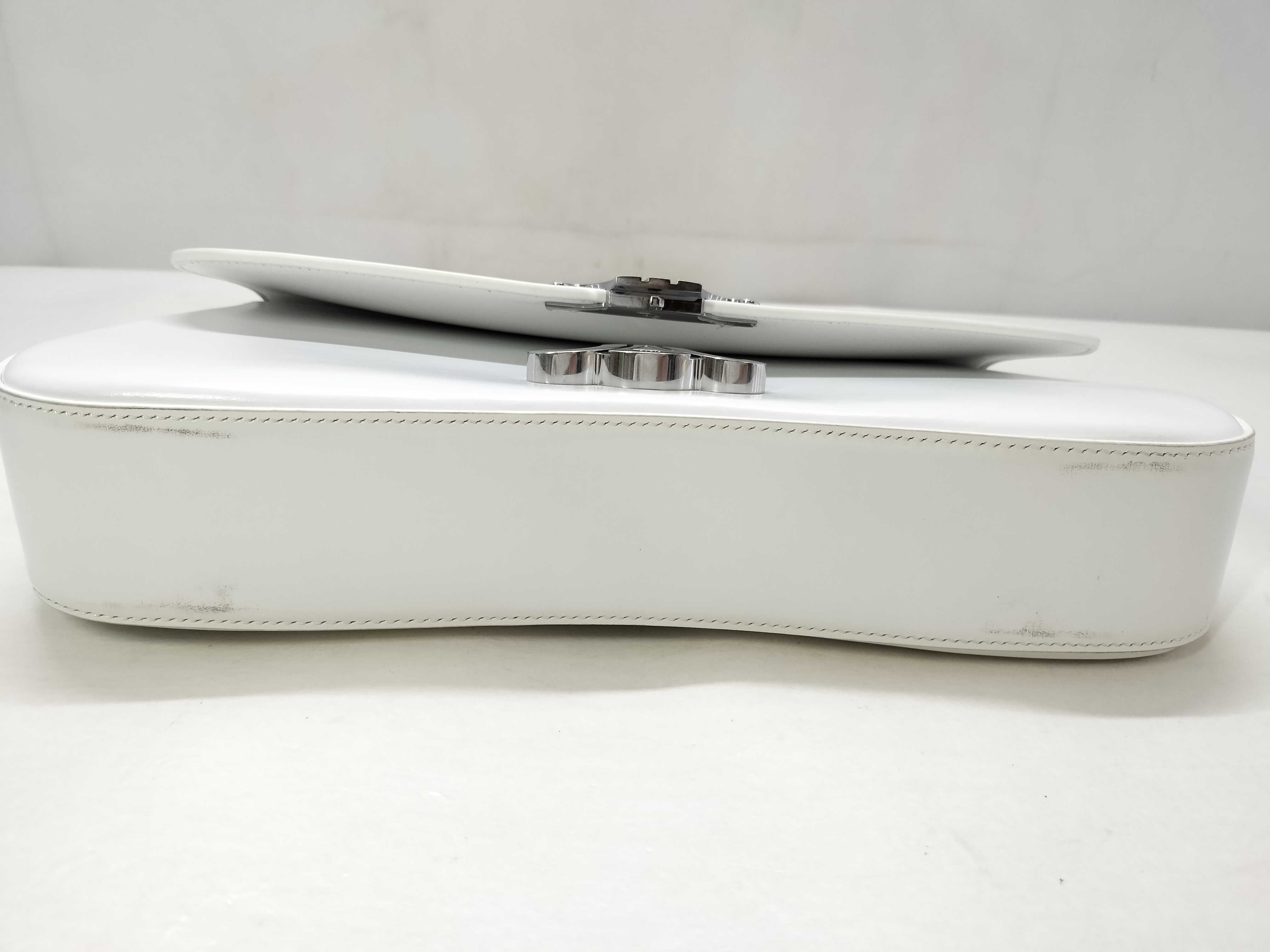 Triomphe One Shoulder Bag (White) — view 14