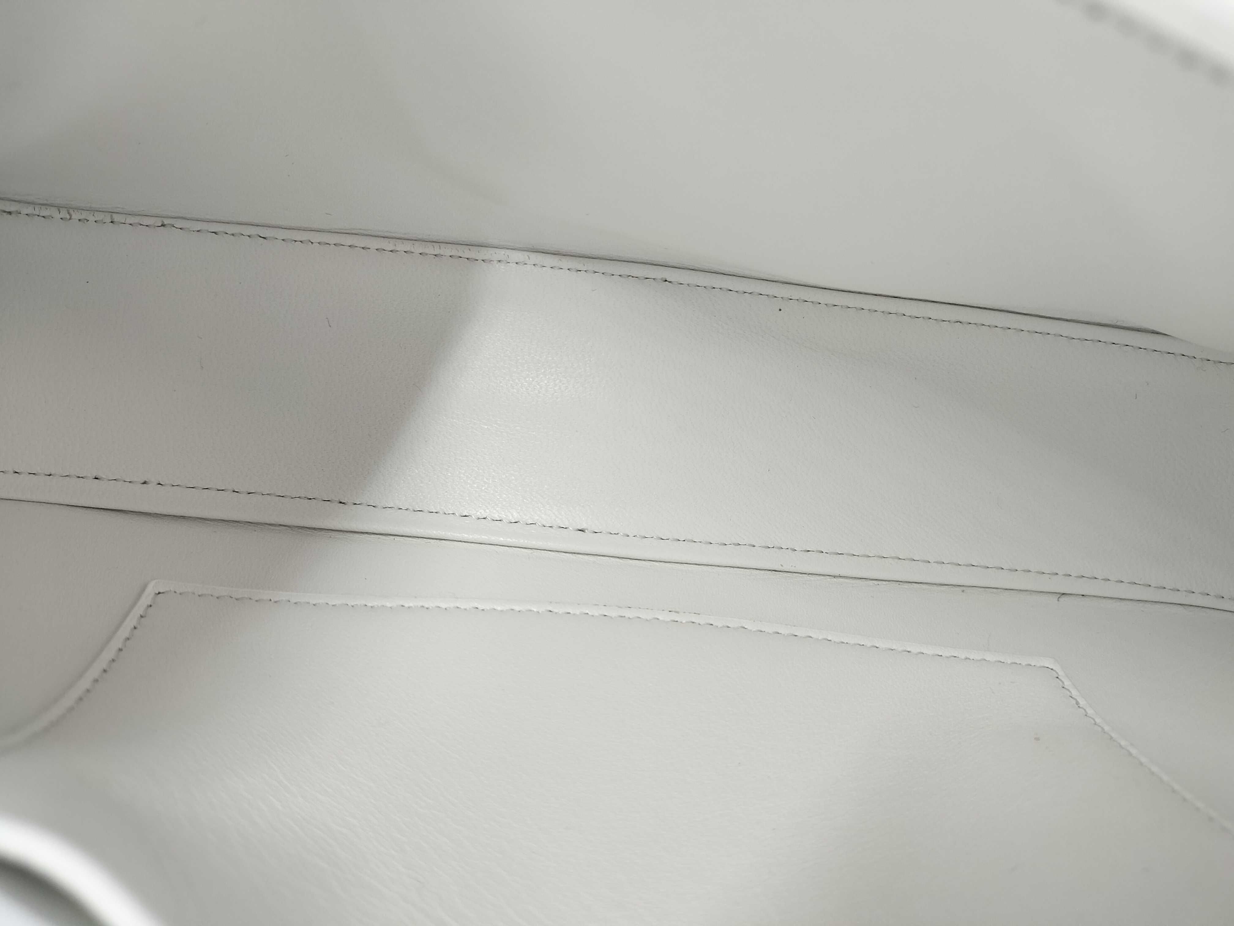 Triomphe One Shoulder Bag (White) — view 7