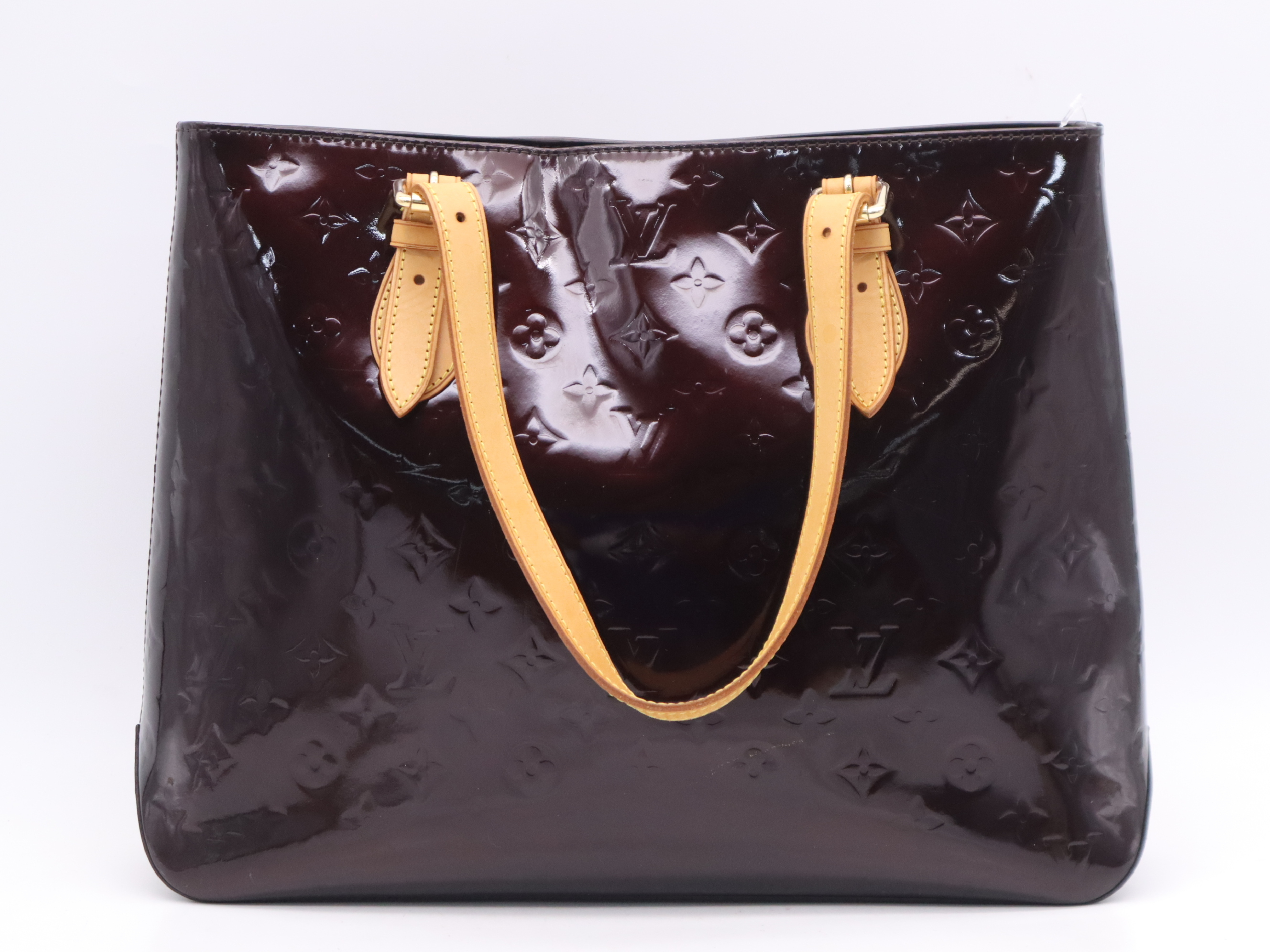 M91994 Monogram Vernis Brentwood Amarante Tote Bag — view 2