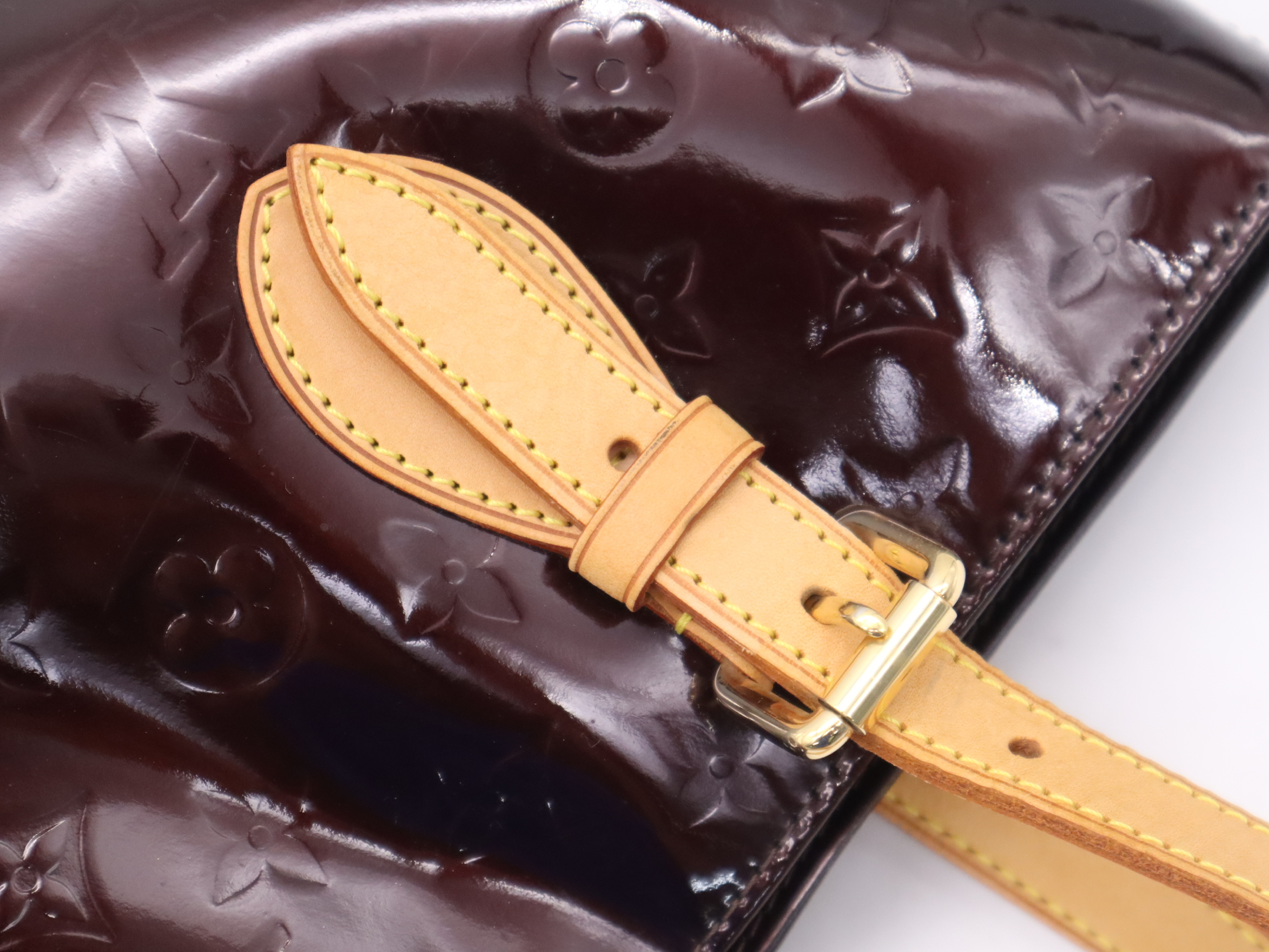 M91994 Monogram Vernis Brentwood Amarante Tote Bag — view 8