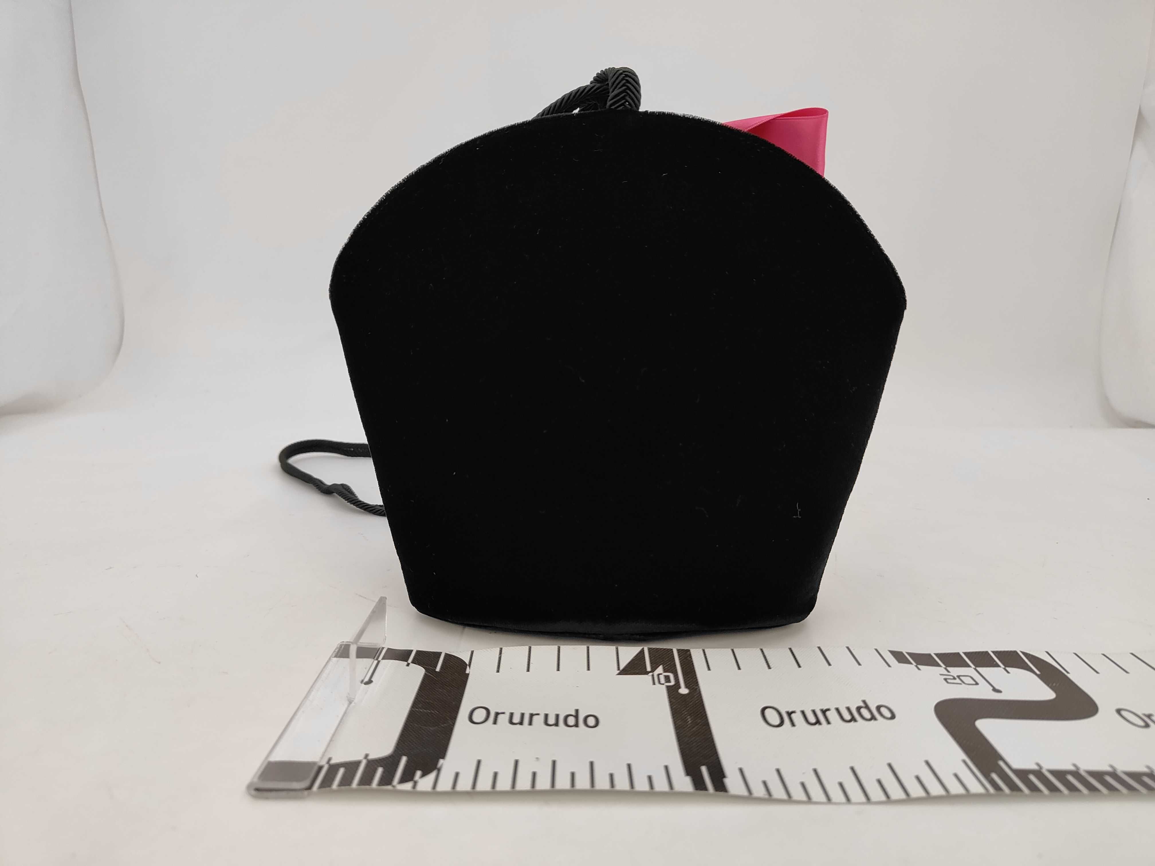 velour shoulder bag with logo hardware — view 2