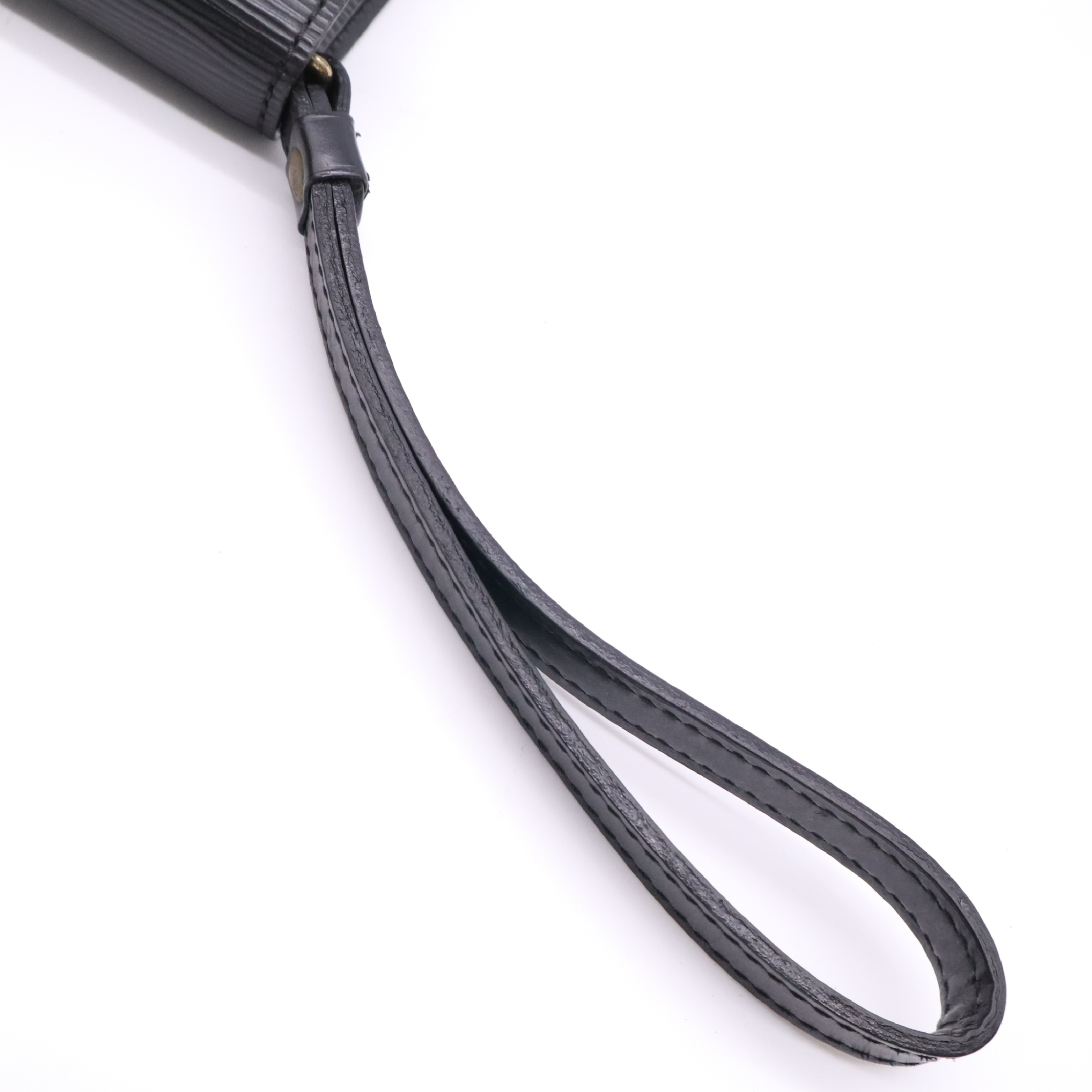 M52612 Epi Pochette Sellier Dragonne Noir Second Bag — view 7