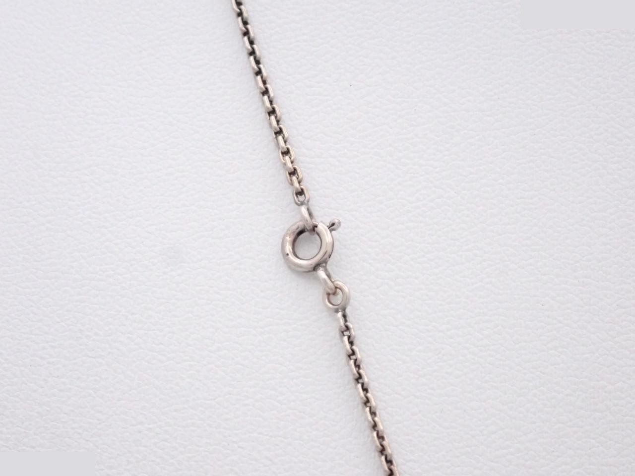 Pendant V-Square Necklace, SV925 / 8.8g, Chain approx. 58cm — view 2