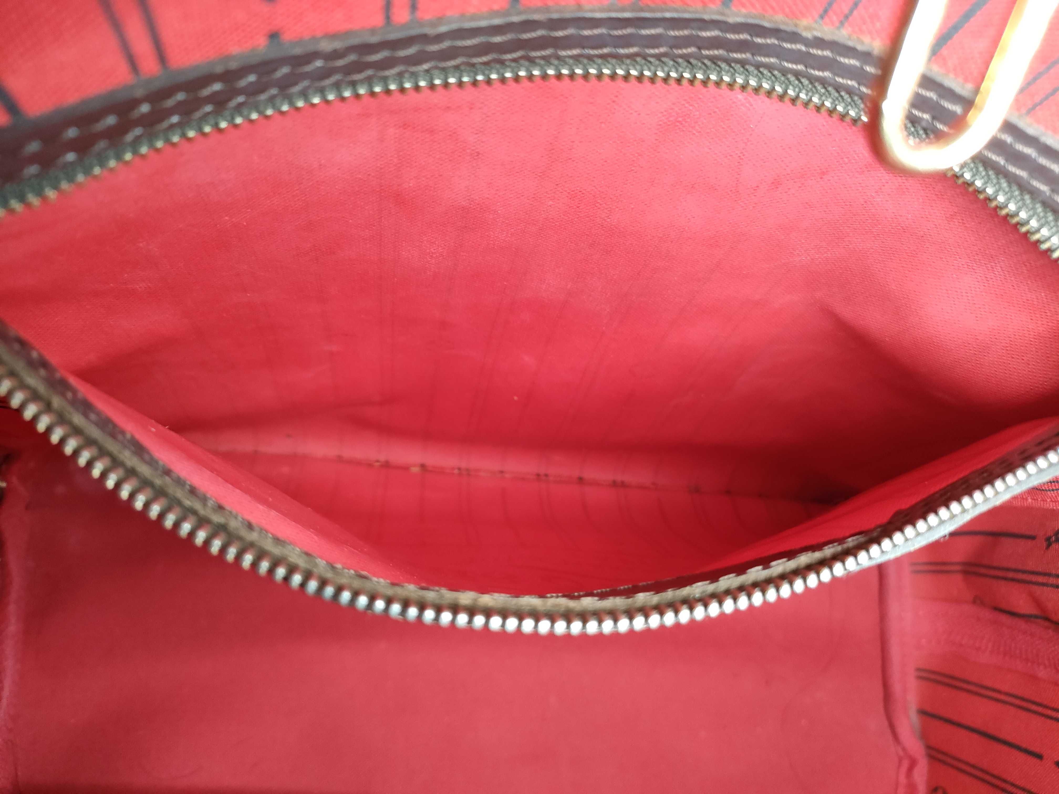 Damier Neverfull MM N41358 CA0140 Brown Tote Bag — view 11
